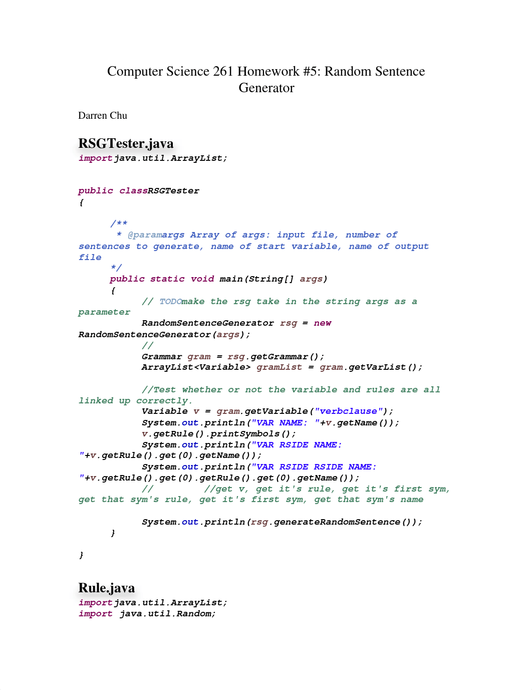 Computer Science 261 Homework #5 - Random Sentence Generator_dyhm7ir70dg_page1