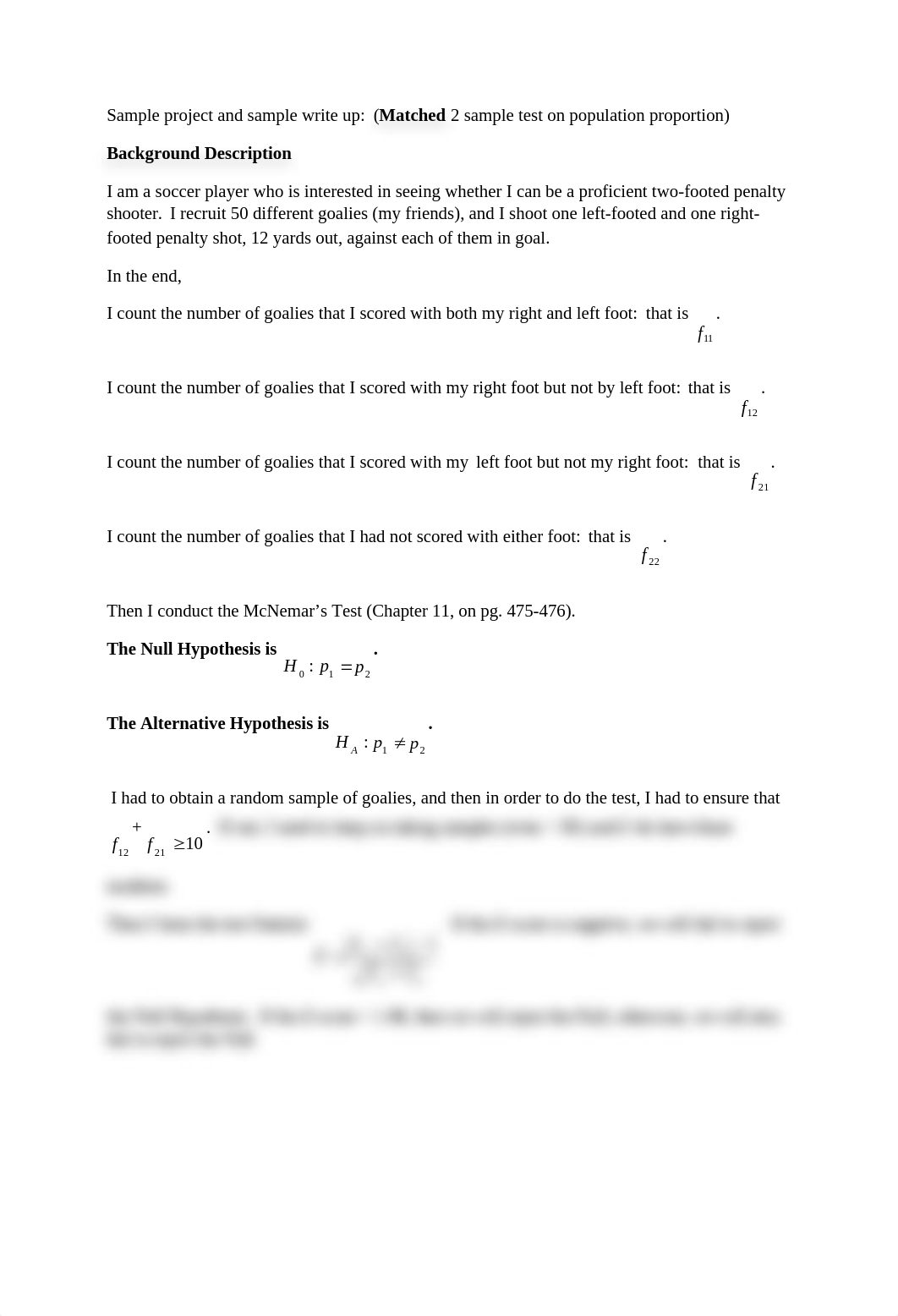 Sample project and sample write up Matched Sample two population proportion test.docx_dyhs6apl2lz_page1