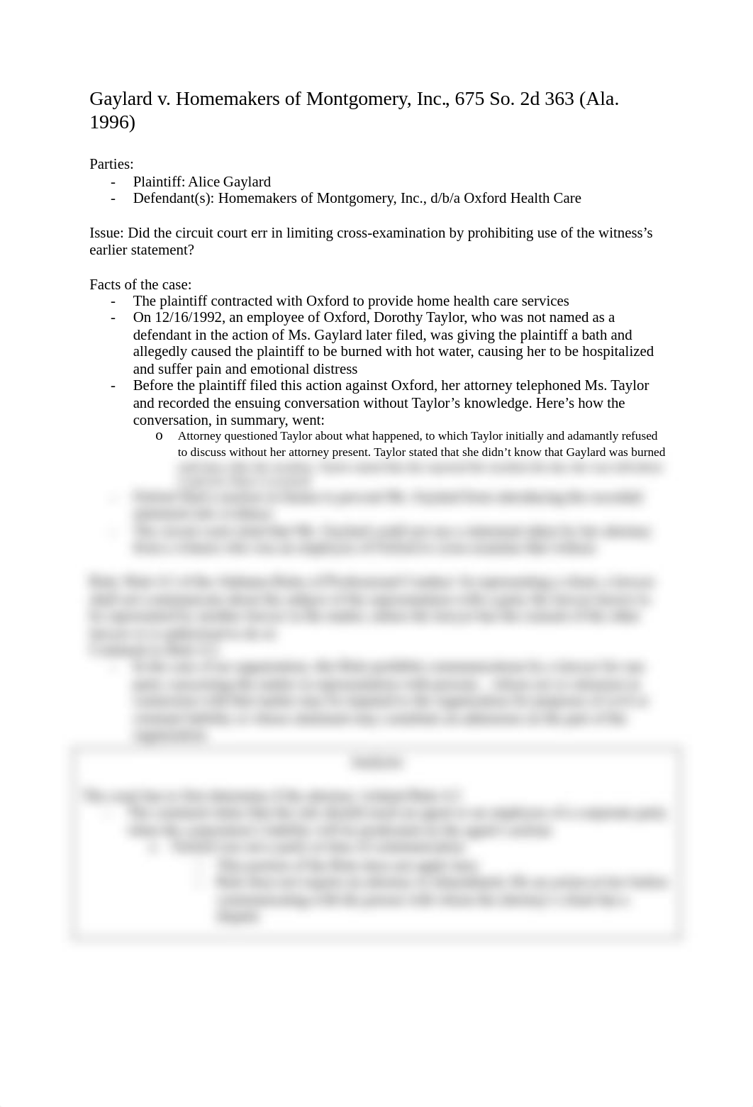 Gaylard v. Homemakers of Montgomery case brief.docx_dyhwtoh3pk1_page1