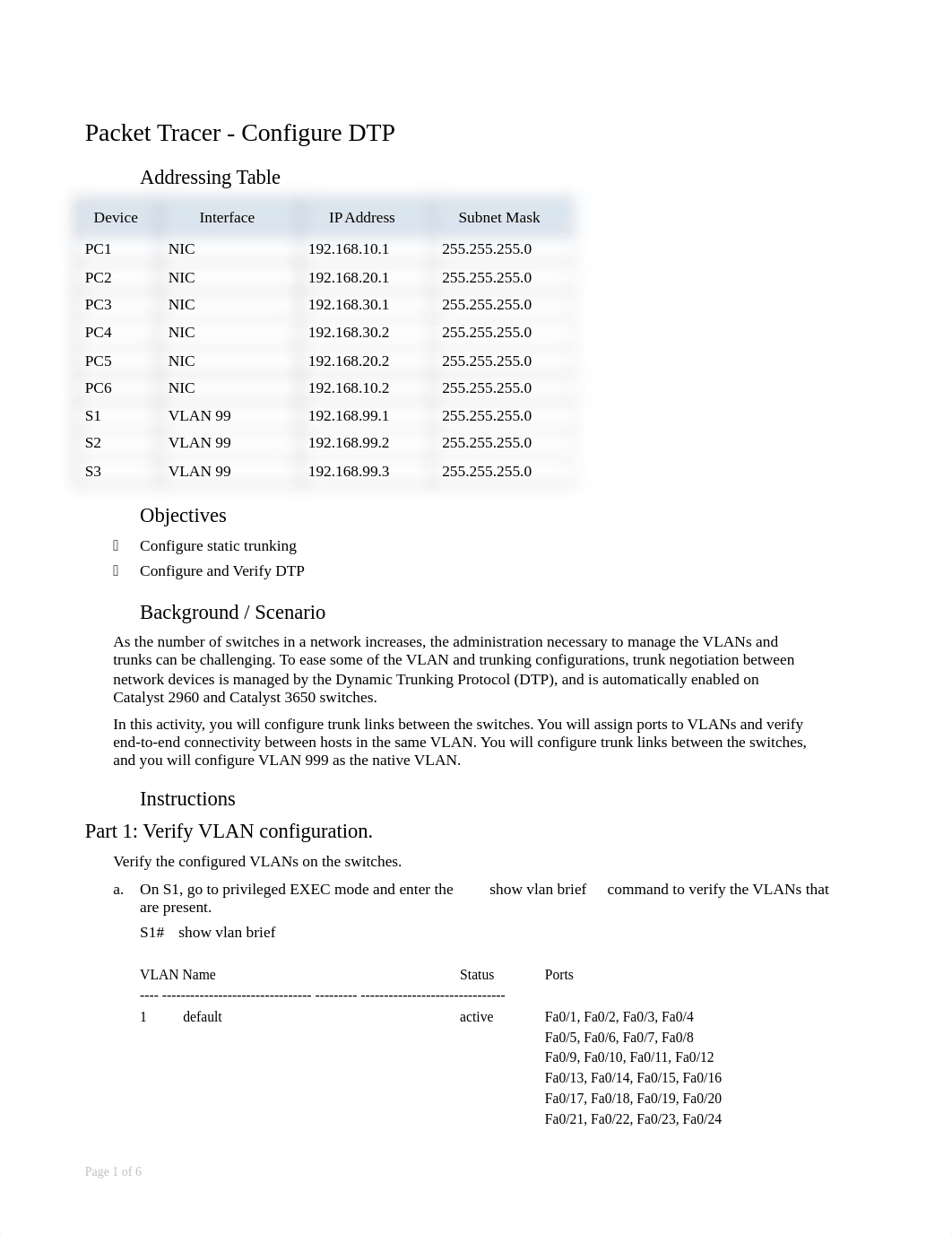 3.5.5 Packet Tracer - Configure DTP - completed.docx_dyhxraghd7w_page1