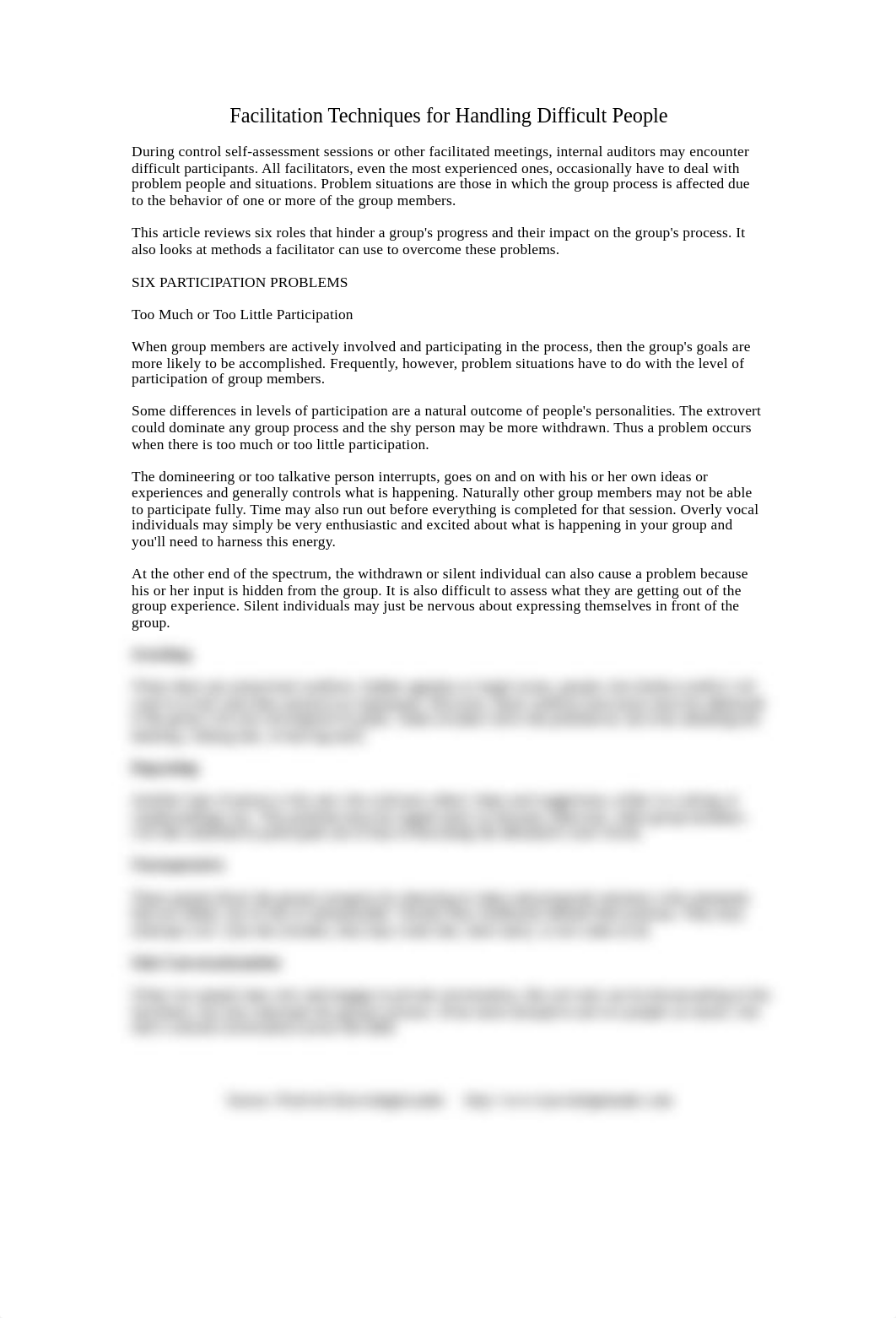 Facilitation Techniques for Handling Difficult People_dyi2k6ob1ds_page1