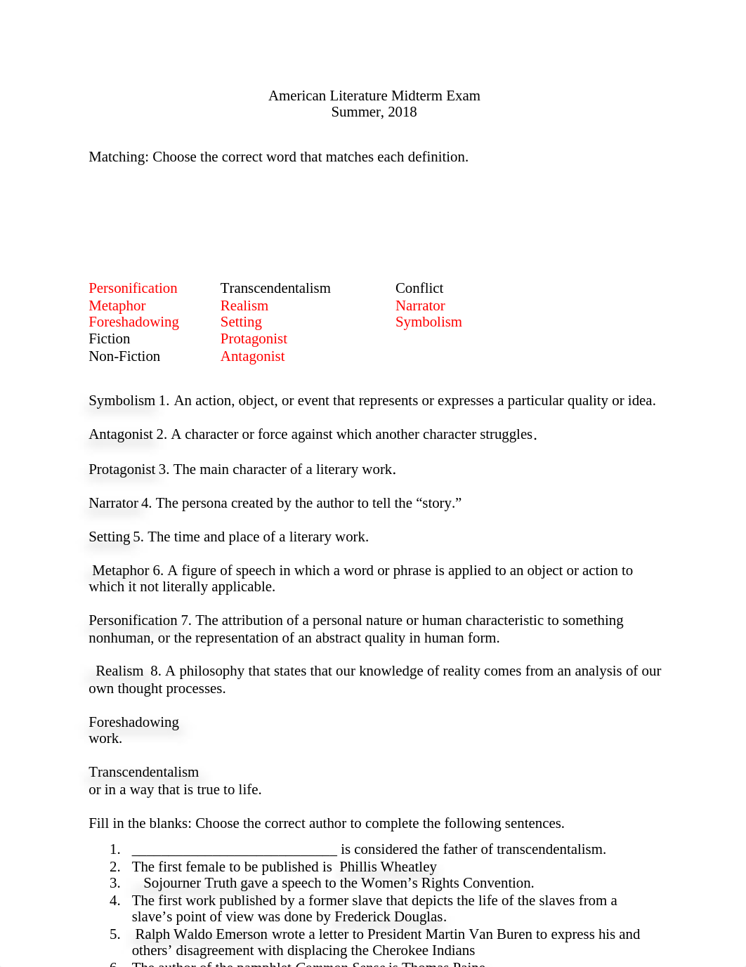 American Literature Midterm Exam Summer 2018.docx_dyi5yj8qkih_page1