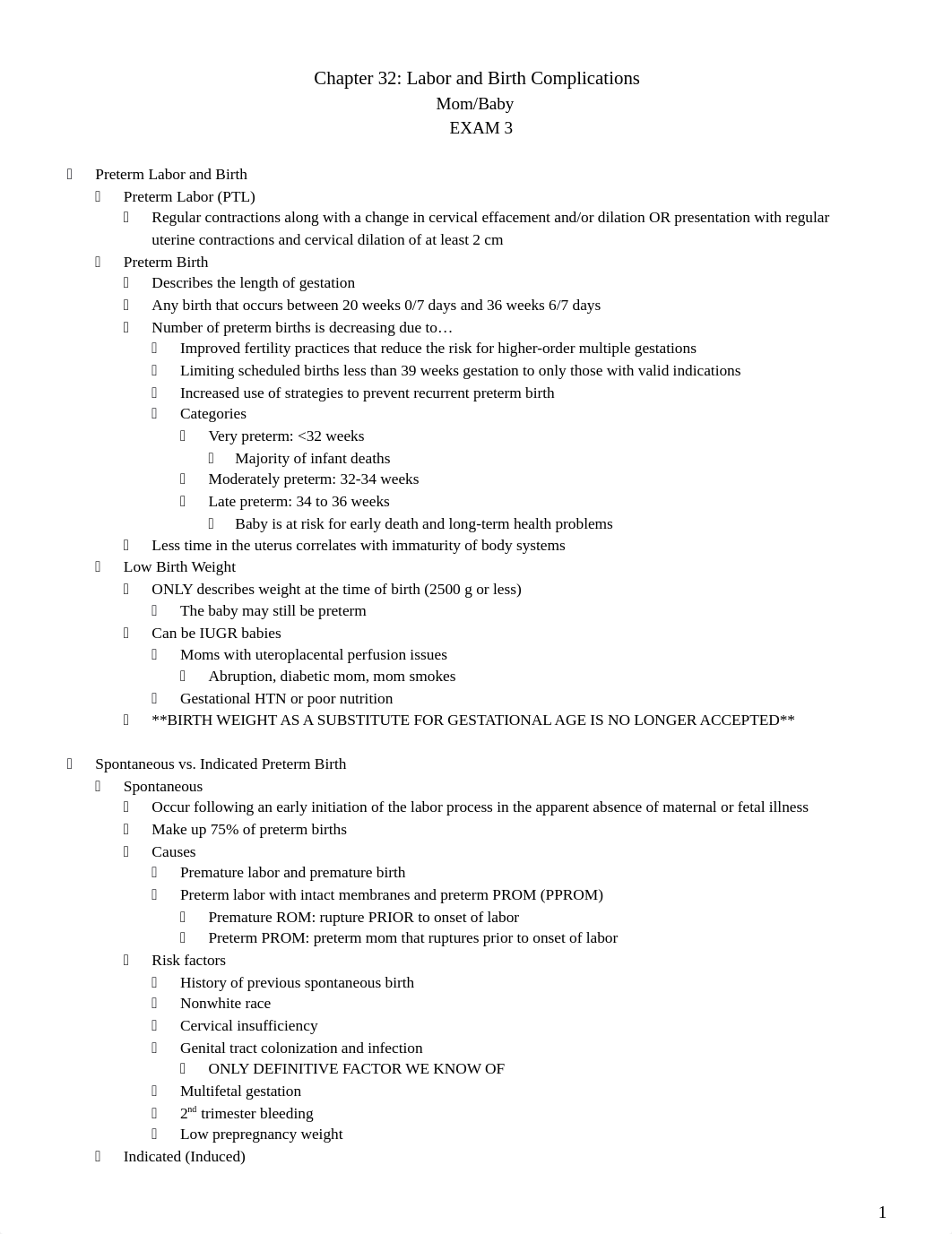 Chapter 32 Labor Birth Complications Outline Fa17.docx_dyiapwa056b_page1