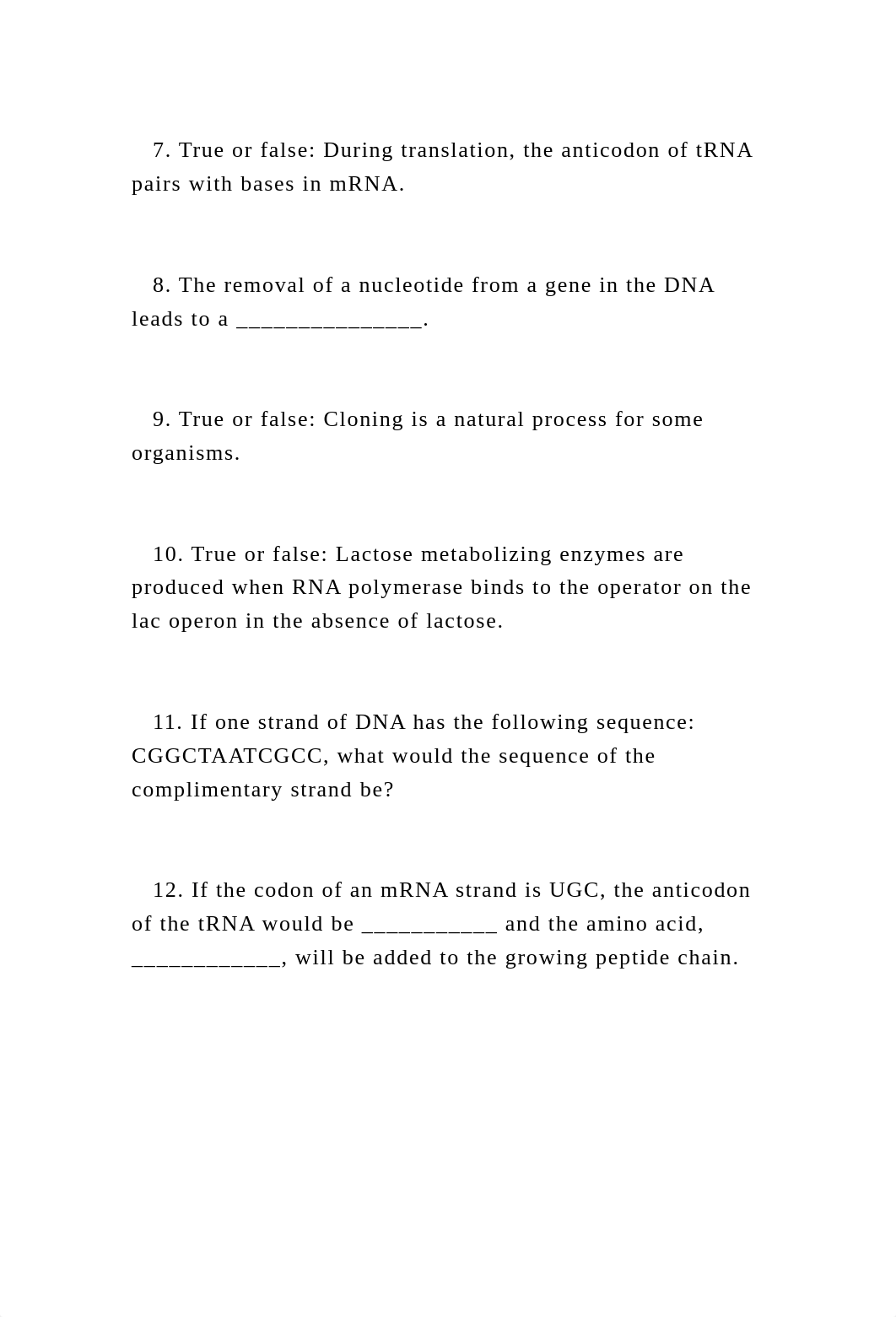 1.  True or false In a DNA molecule, the bases are covalently.docx_dyics2h1bv1_page3