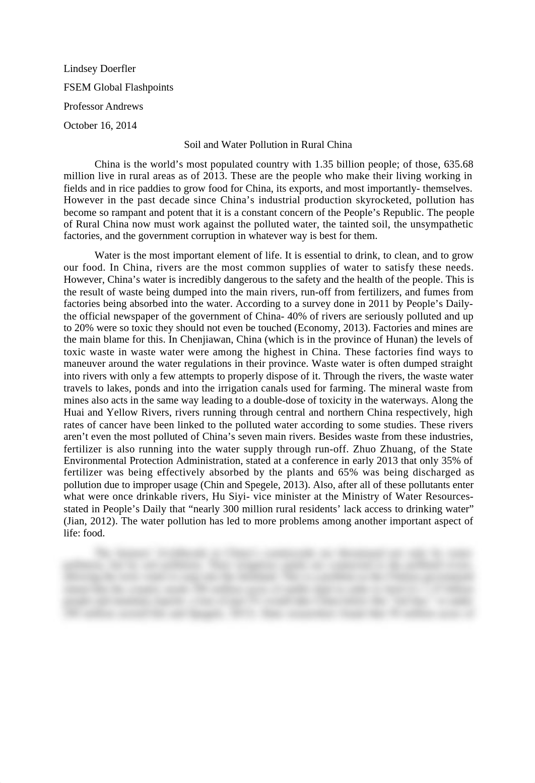 Student generated Soil and Water Pollution in Rural China Essay_dyiglao14ut_page1