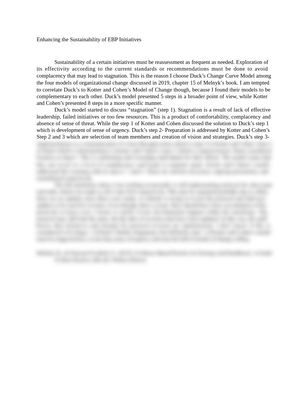 Week7_MAin Post_Enhancing the Sustainability of EBP Initiatives.docx_dyio0follm2_page1