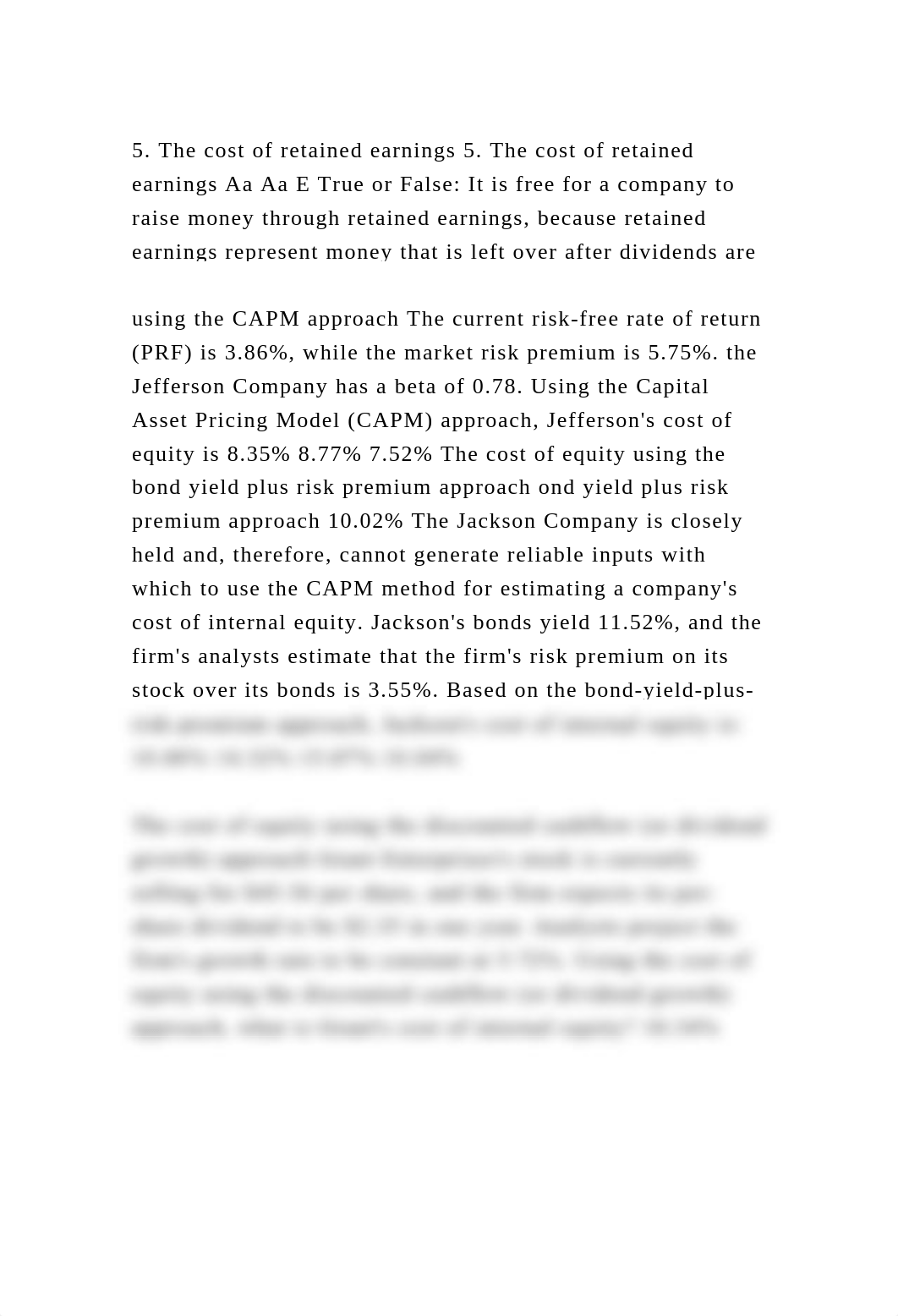 5. The cost of retained earnings 5. The cost of retained earnings Aa.docx_dyipea7drzf_page2