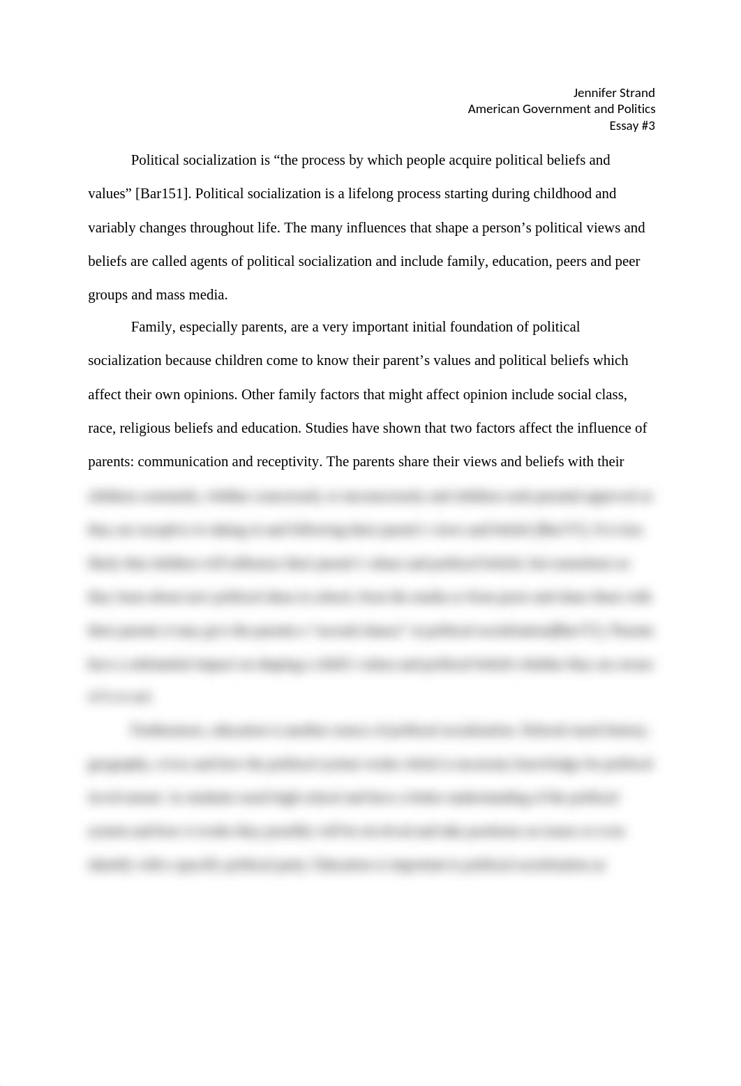 political socialization essay.docx_dyiscf6lb4r_page1