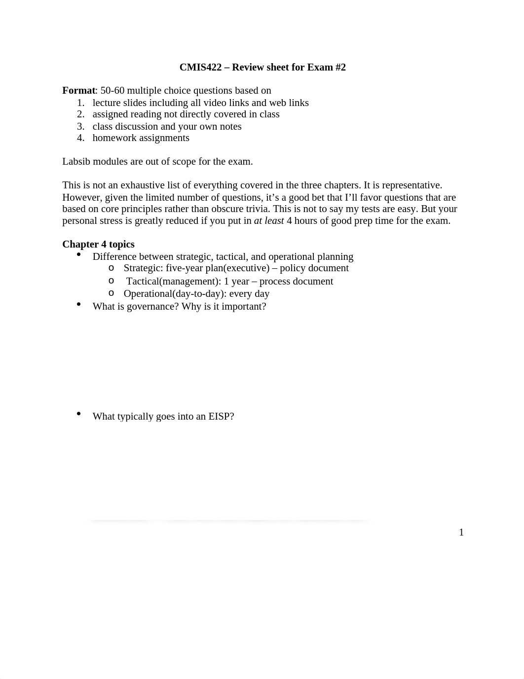 CMIS422 Exam2 Review sheet.docx_dyivi310wfd_page1