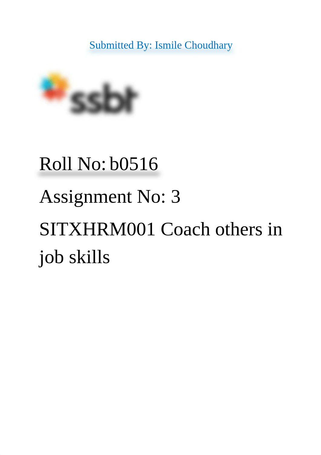 SITXHRM001 Coach others in job skills Assignment 3.docx_dyixaudv5tl_page1