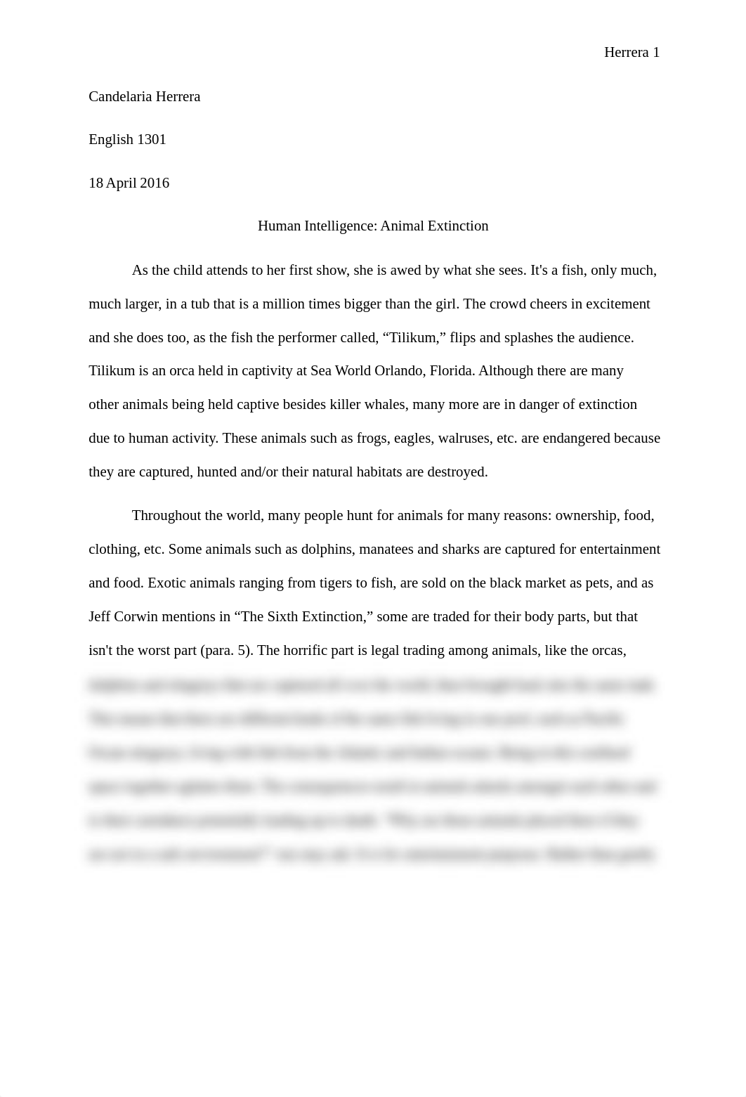 Human Intelligence Animal Extinction.docx_dyixk3tdqqk_page1