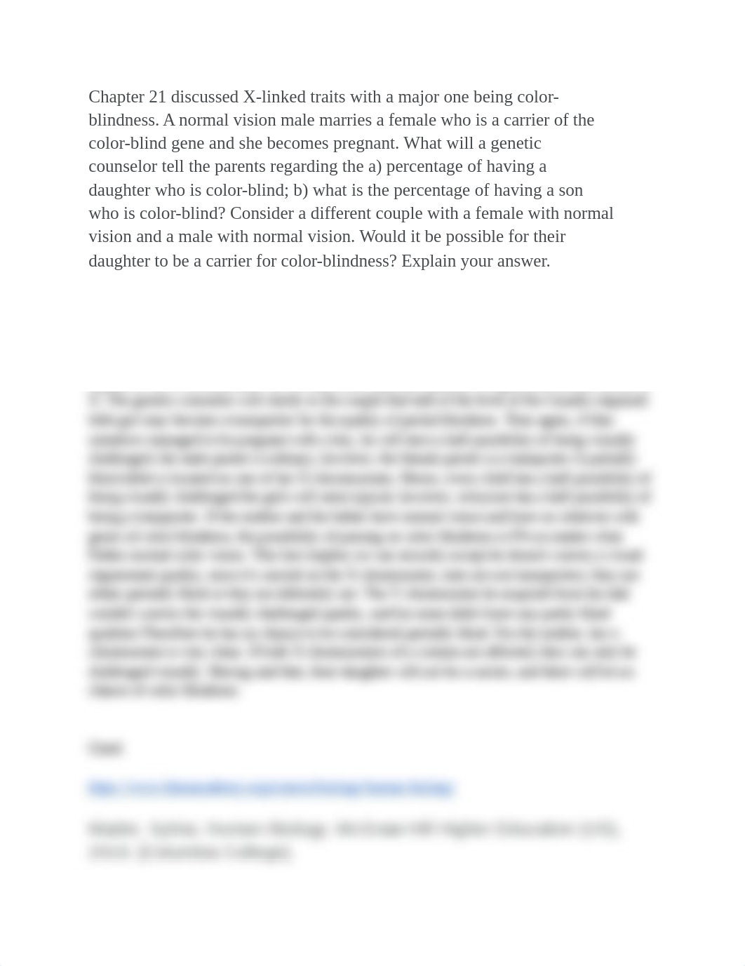 Chapter 21 discussed X-linked traits with a major one being color-blindness.docx_dyiyo7s21co_page1