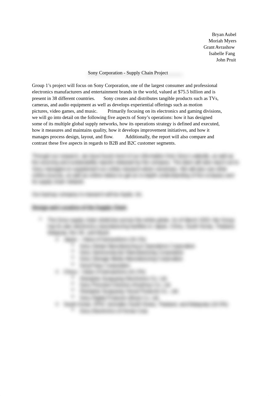 Sony Corporation - Supply Chain Project.docx_dyk2hsveplp_page1