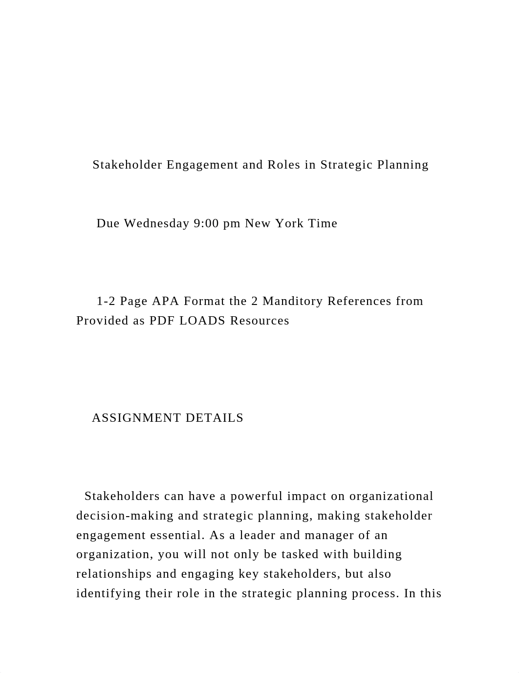 Stakeholder Engagement and Roles in Strategic Planning  .docx_dykfxawxmqu_page2