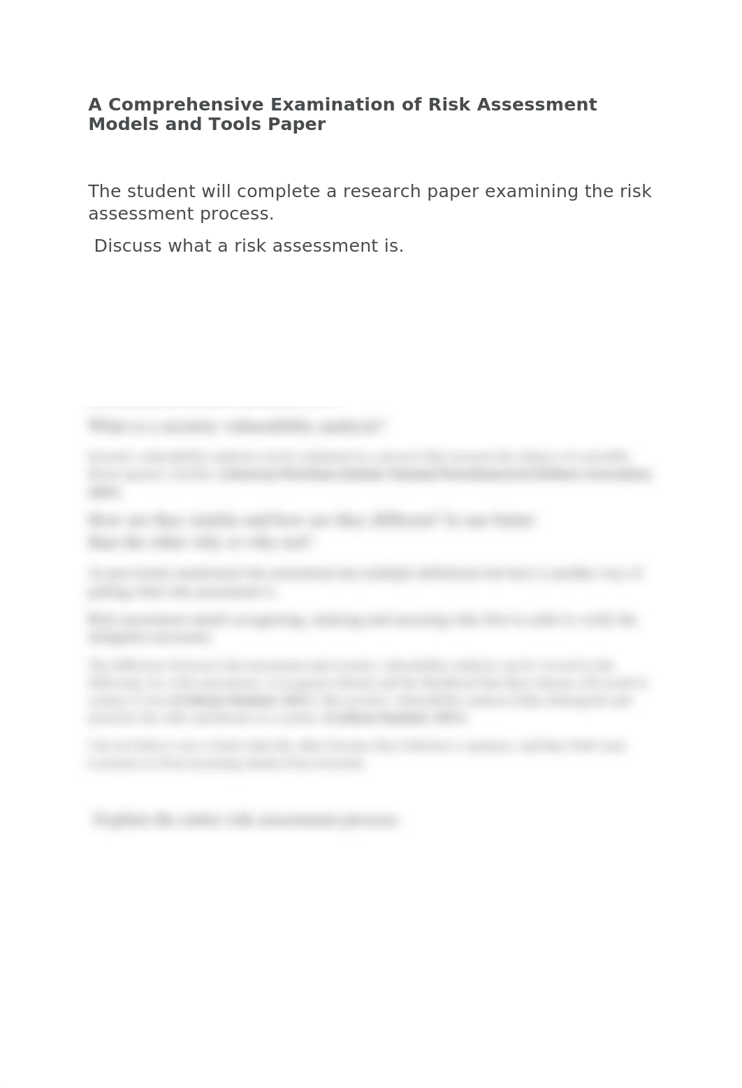 A Comprehensive Examination of Risk Assessment Models and Tools Pape1.docx_dykrg1wousm_page1