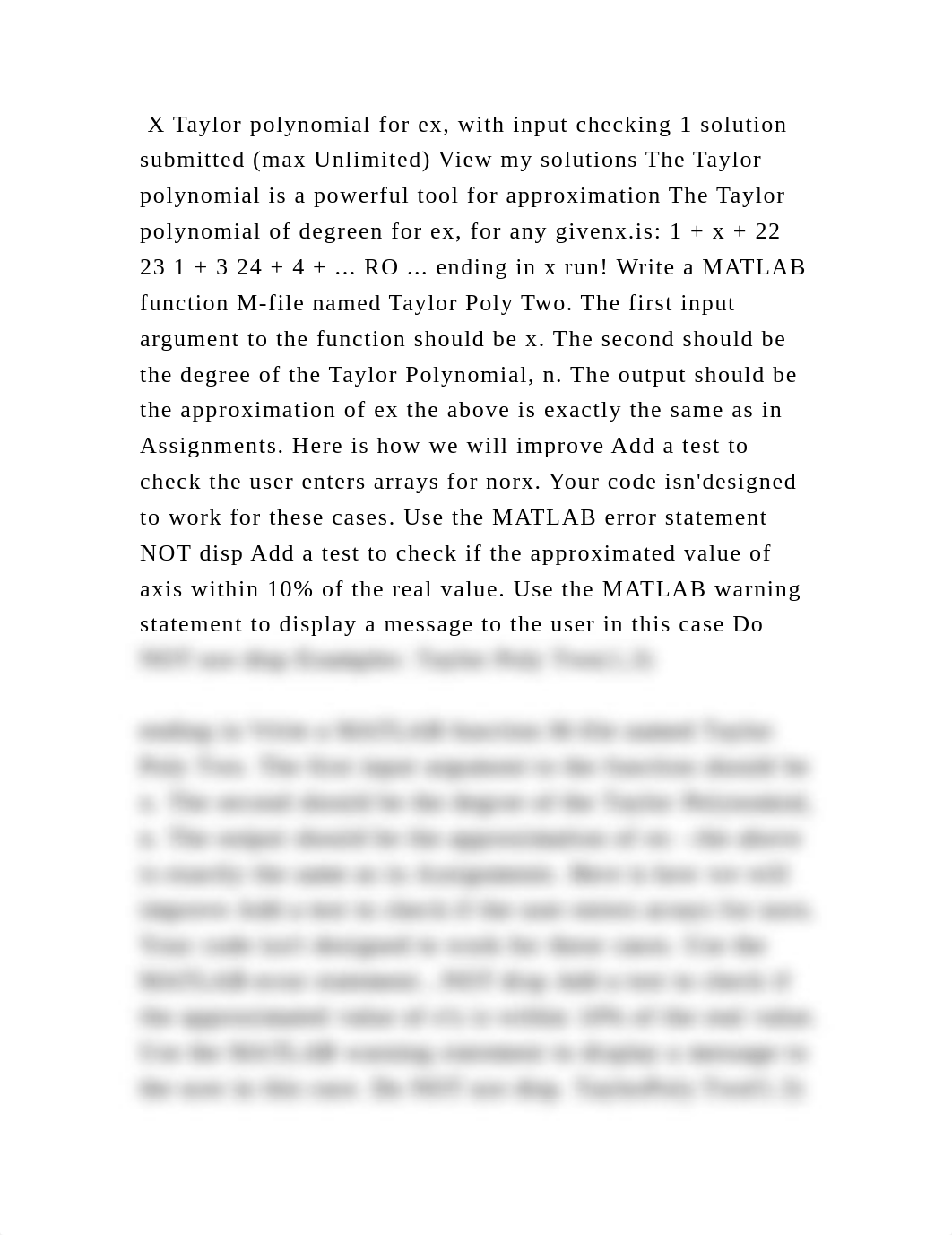 X Taylor polynomial for ex, with input checking 1 solution submitted .docx_dyktnbb752z_page2