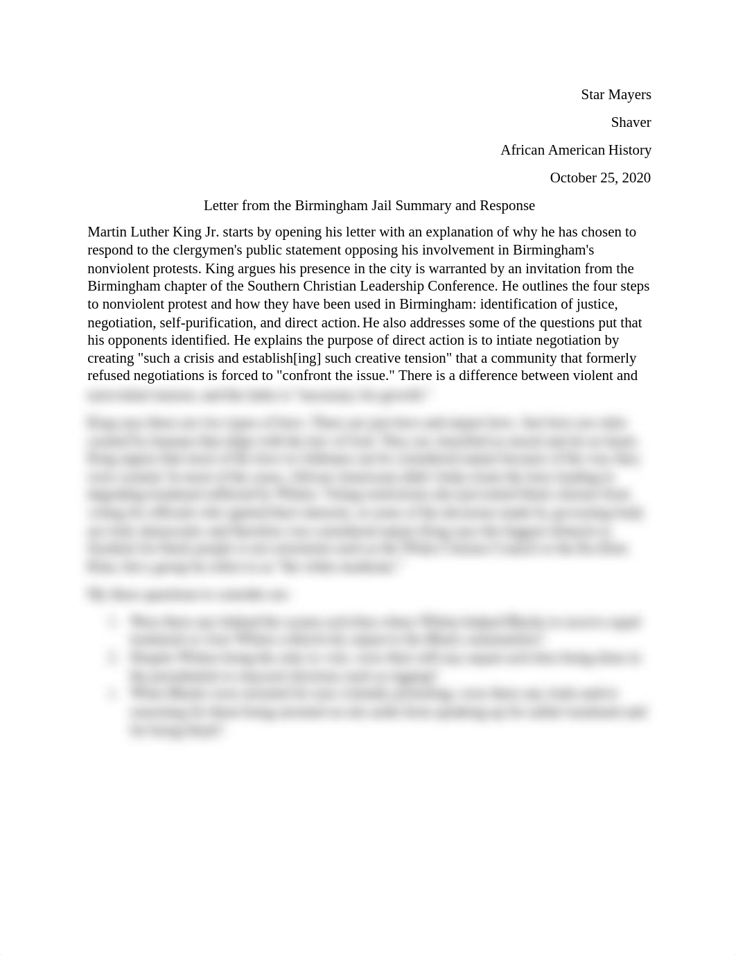 Letter from a Birmingham Jail Summary.docx_dyl2vjefh27_page1