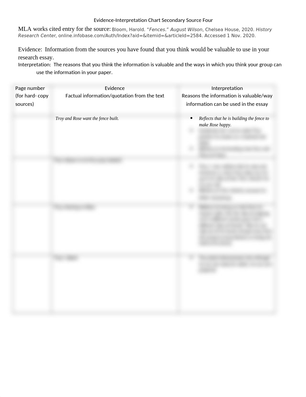 Evidence-Interpretation Chart Secondary Source Four.rtf_dyld786kj3j_page1