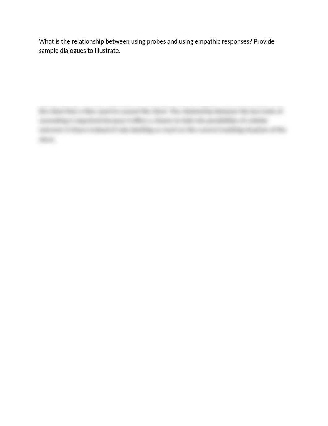 What is the relationship between using probes and using empathic responses.docx_dylfq0uqx9f_page1