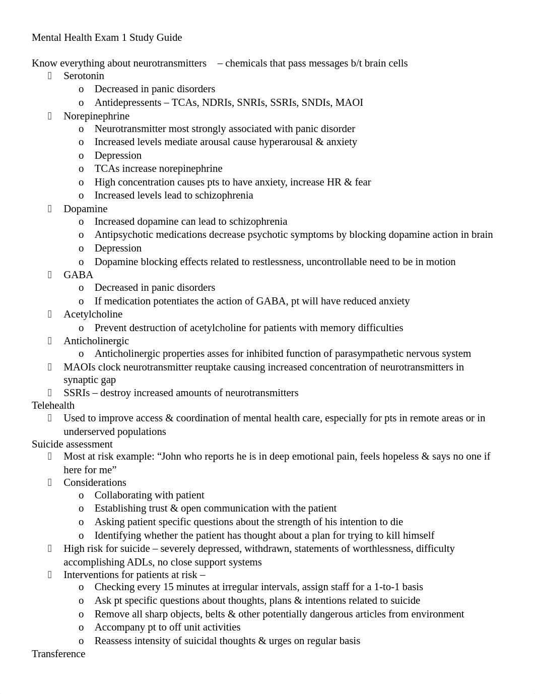 Mental Health Exam 1 Study Guide.docx_dylvijnanpl_page1