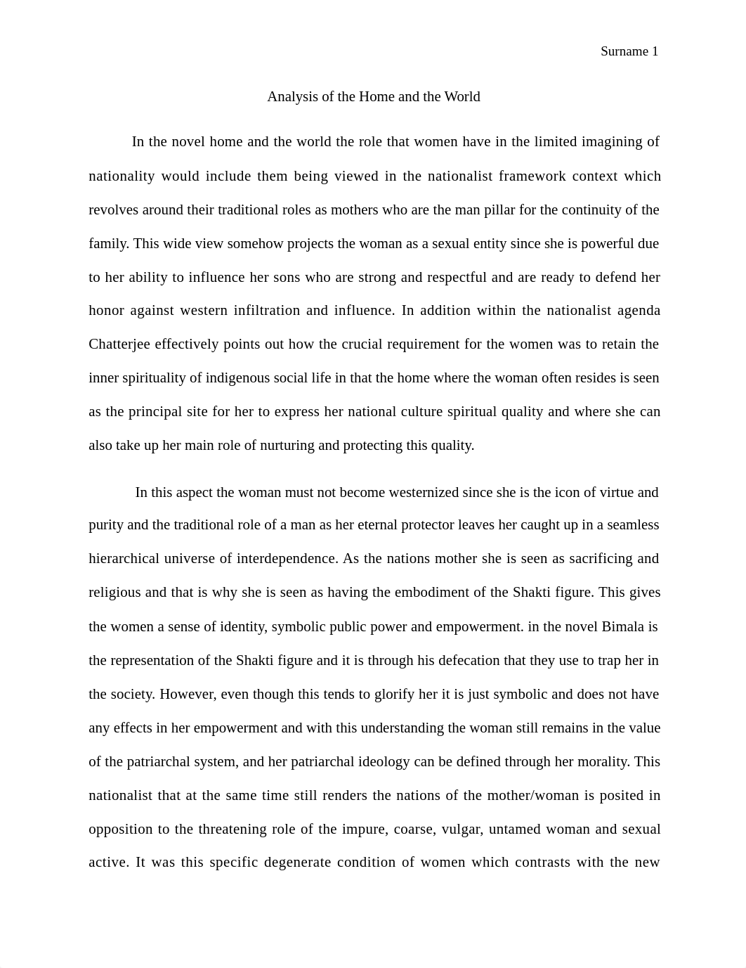 Analysis of the  Novel Home and The World.docx_dym1hzfgpa5_page1