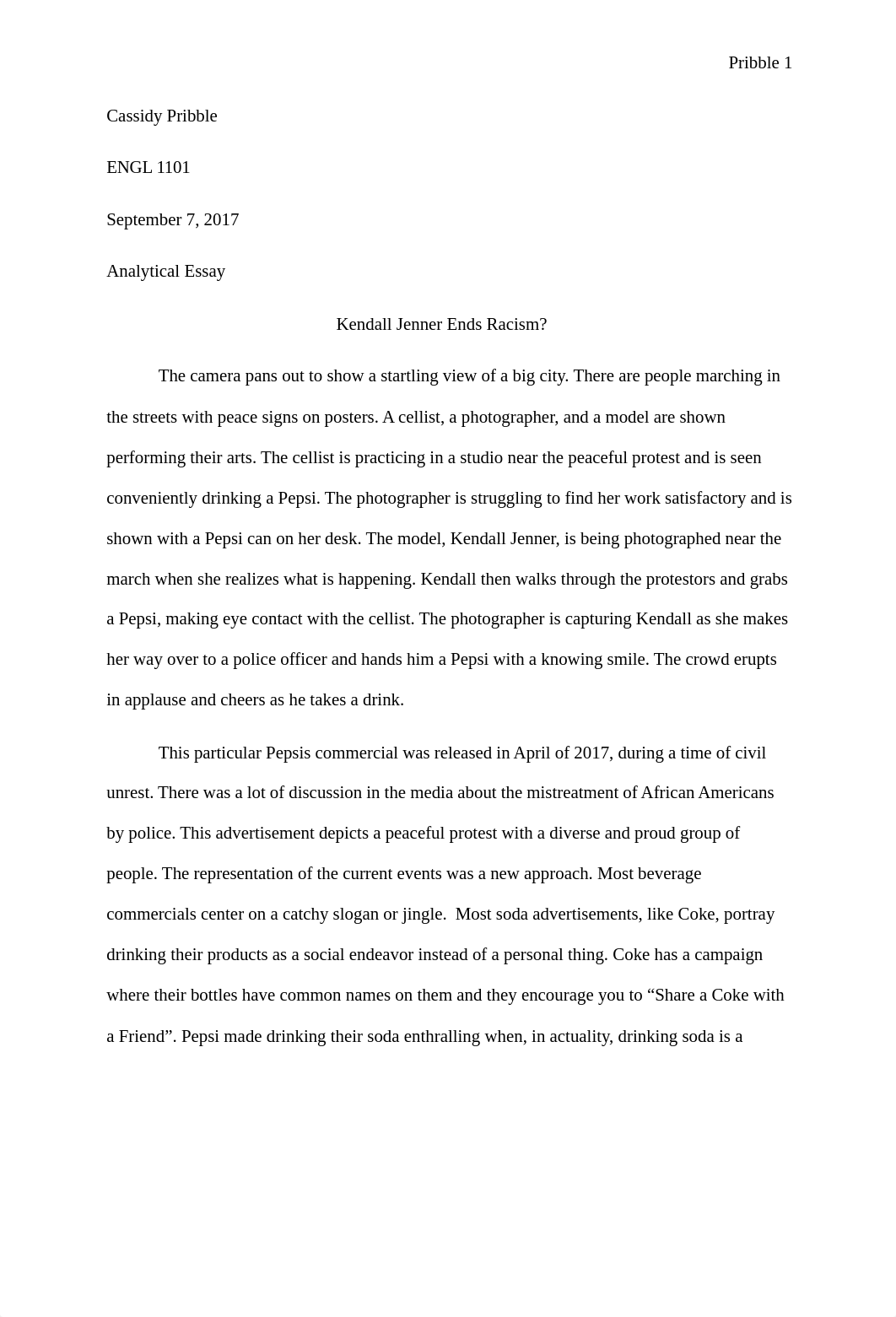 Analytical Essay-Pepsi Ad.docx_dym5ysct6f7_page1