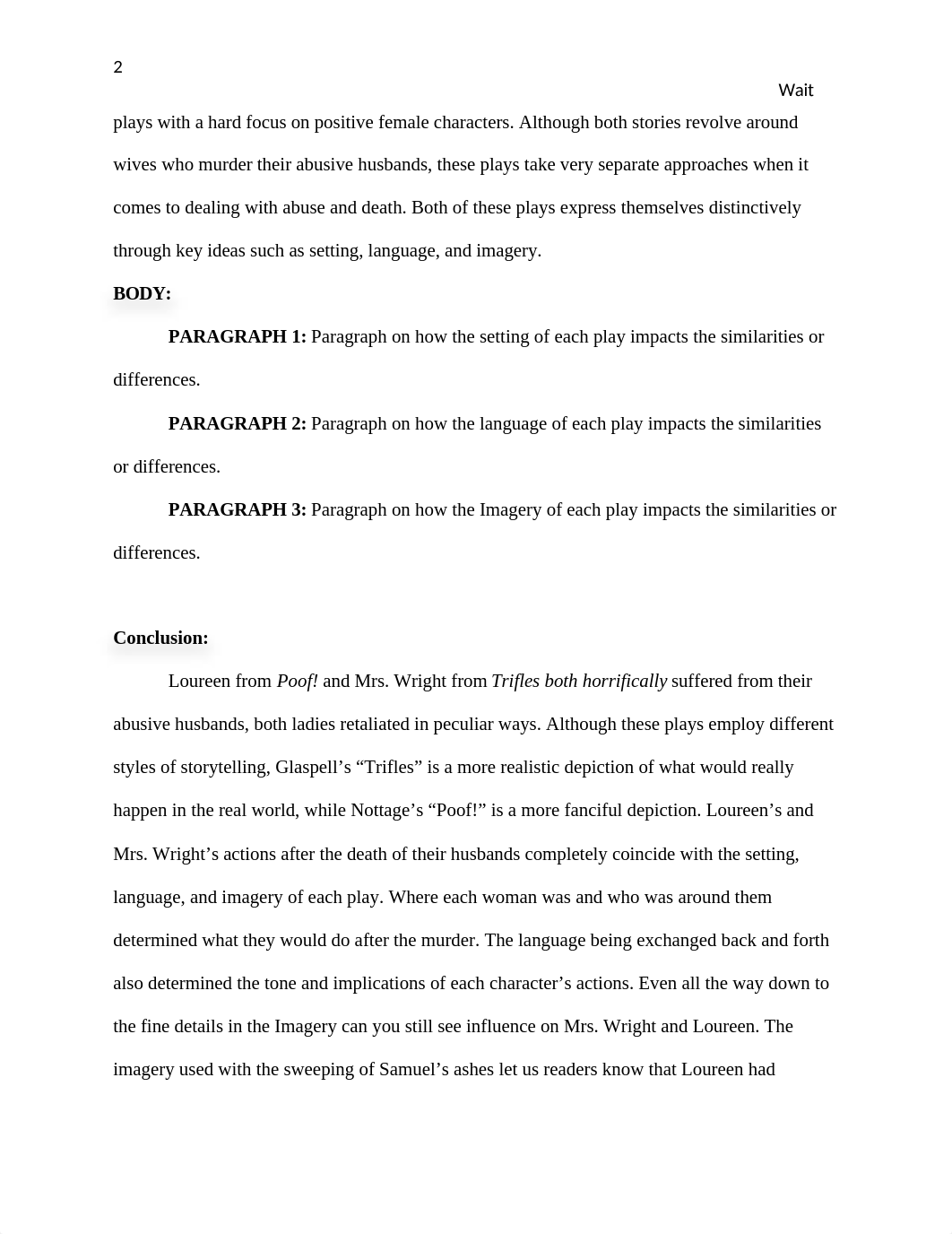 Paper #2 Comparison and Contrast of Two Plays- Walker Wait.docx_dymkvf1tx4q_page2