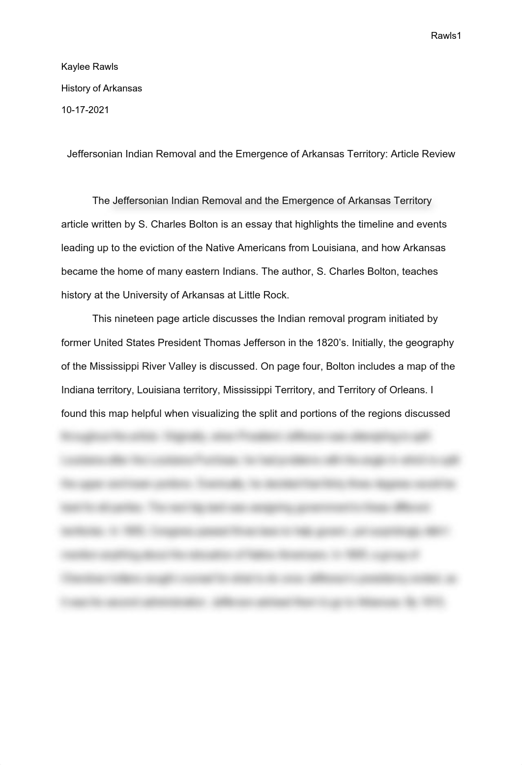 Jeffersonian Indian Removal and the Emergence of Arkansas Territory_ Article Review.pdf_dyne8bfevdl_page1