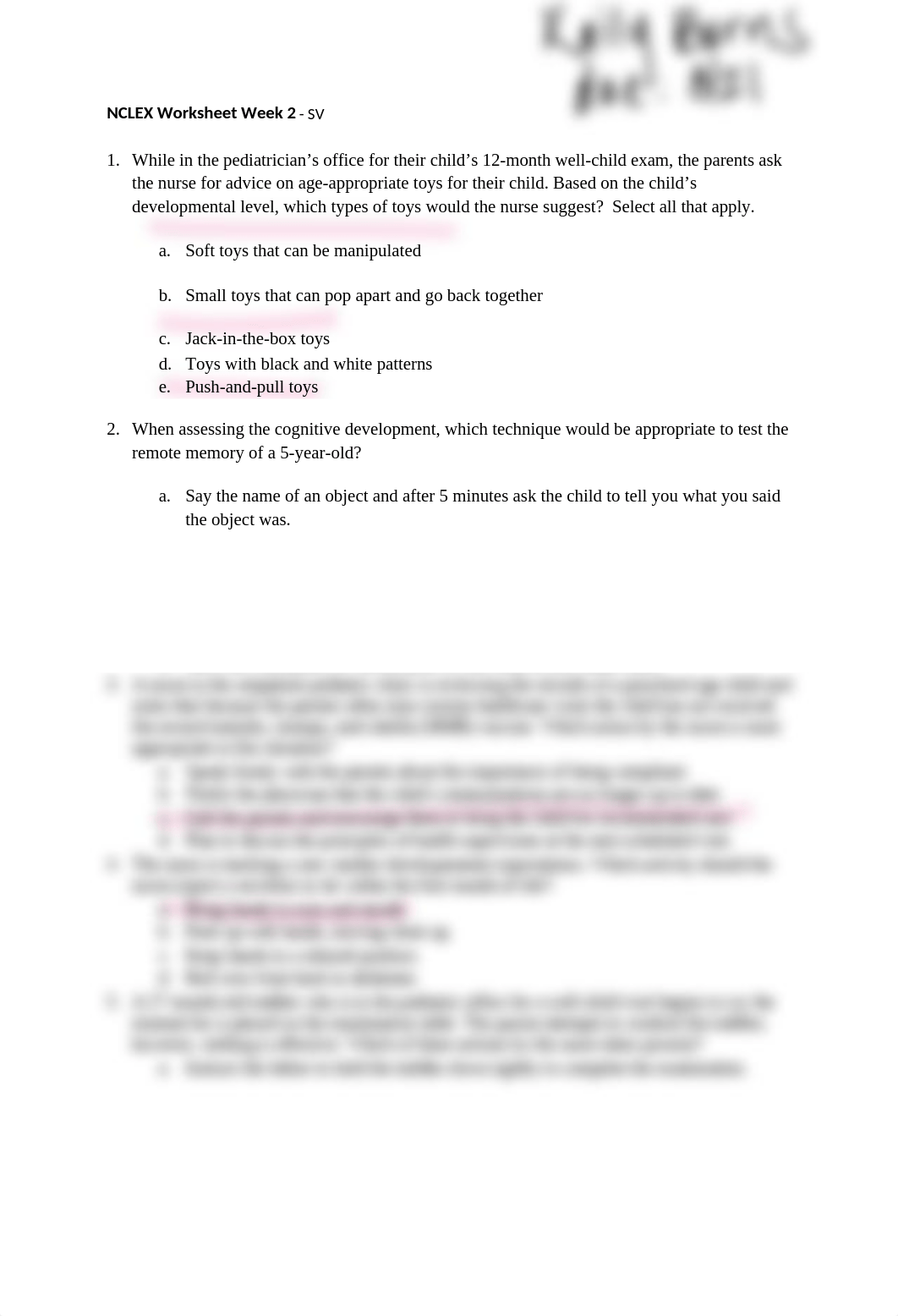 NCLEX Worksheet Week 2 - COMPLETE.docx_dynk1hrca4d_page1