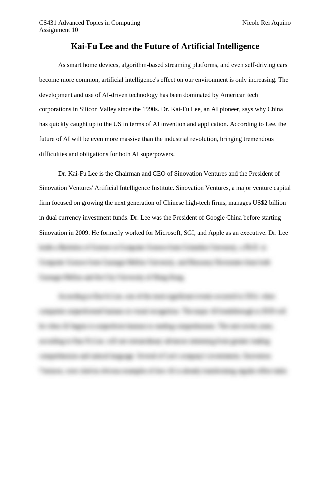 Assignment 10 - Kai-Fu Lee and the Future of AI (Nico Aquino).docx_dynpm4xkfiz_page1