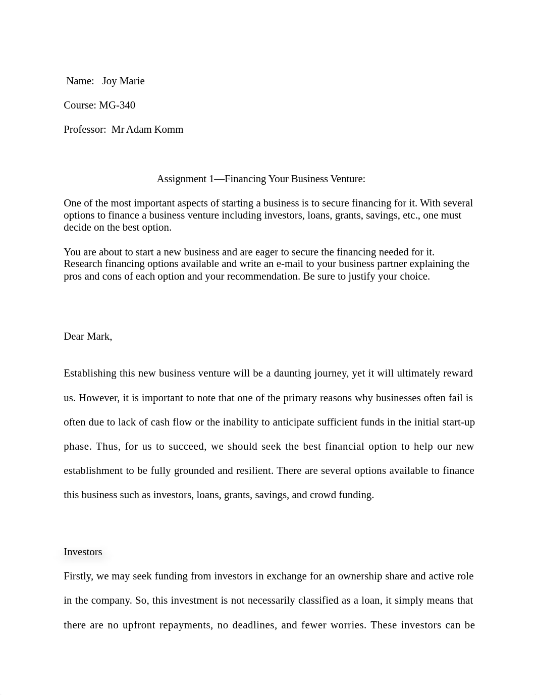 Week 5 - MG 340 Assignment.docx_dynpybhjcar_page1