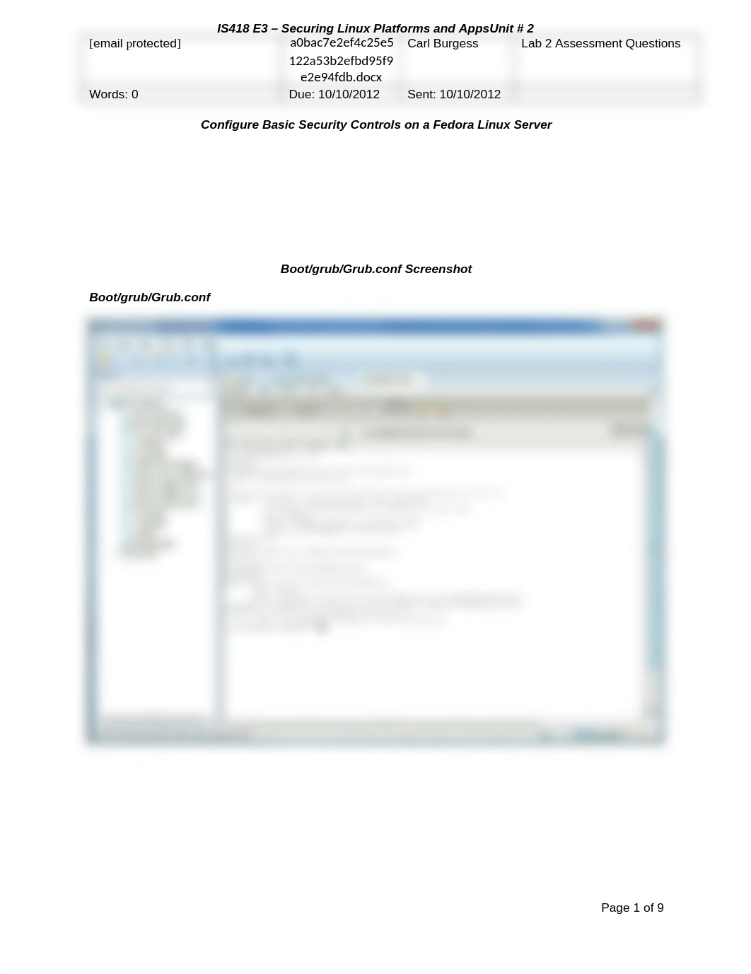 IS-418 - Week 2 - Lab 1 - Configure Basic Security Controls on a Fedora Linux Server.docx_dyo4zkvqb42_page1