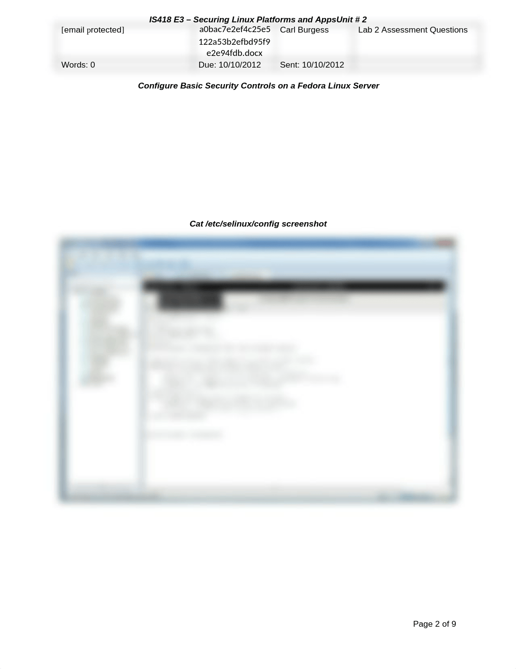 IS-418 - Week 2 - Lab 1 - Configure Basic Security Controls on a Fedora Linux Server.docx_dyo4zkvqb42_page2