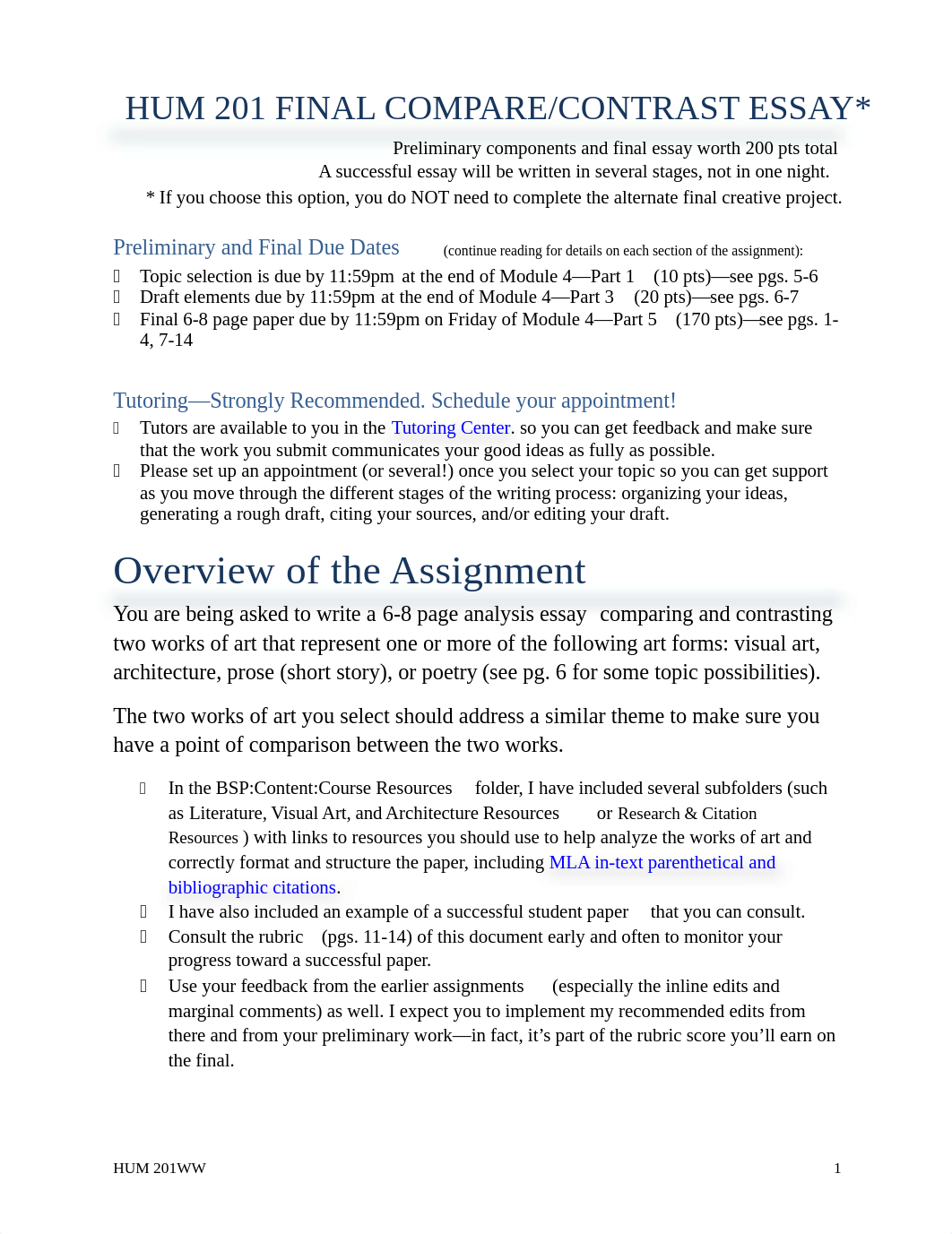 HUM 201WW final comparecontrast essay (5).docx_dyod2lbp4hs_page1