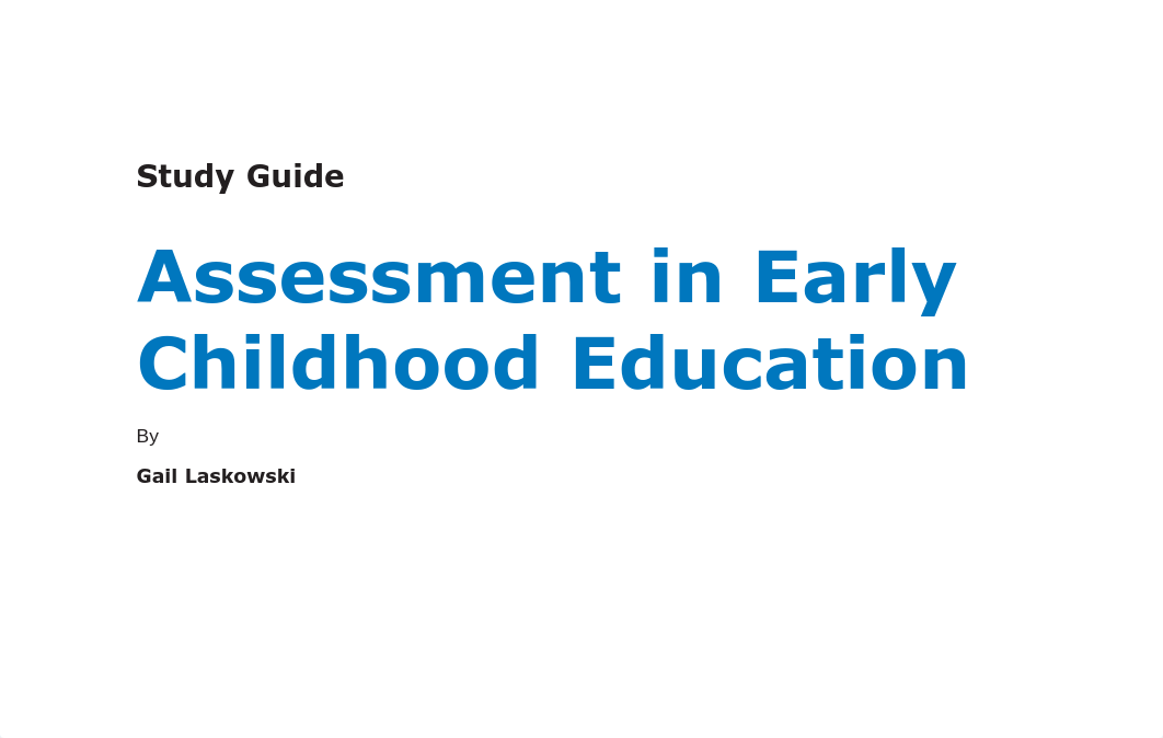 Study Guide Assessment in Early Childhood Education_dyohkwez8gr_page1