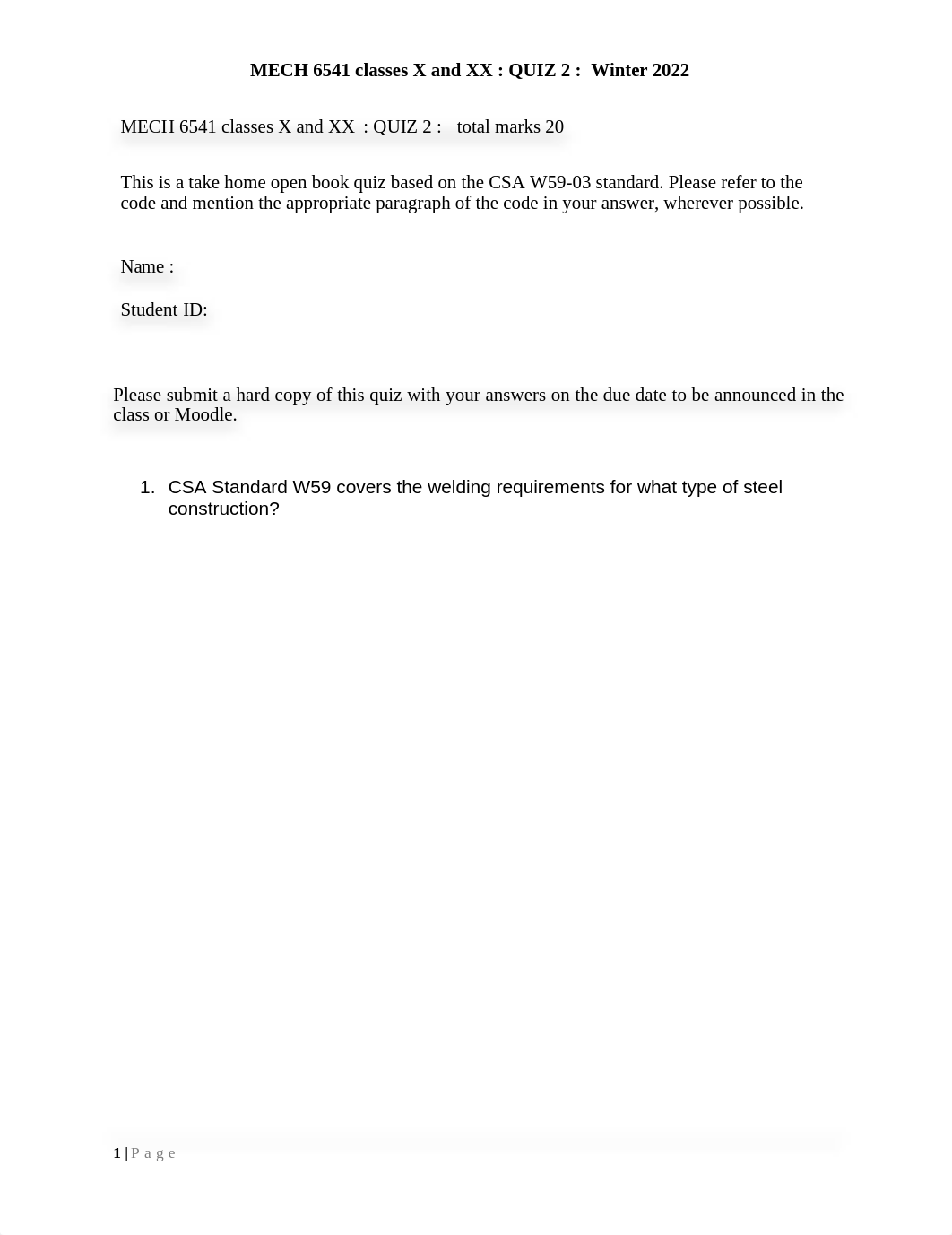 Quiz 2  Mech 6541 - X and XX  Winter 2022 period.docx_dyoit1h7lz9_page1