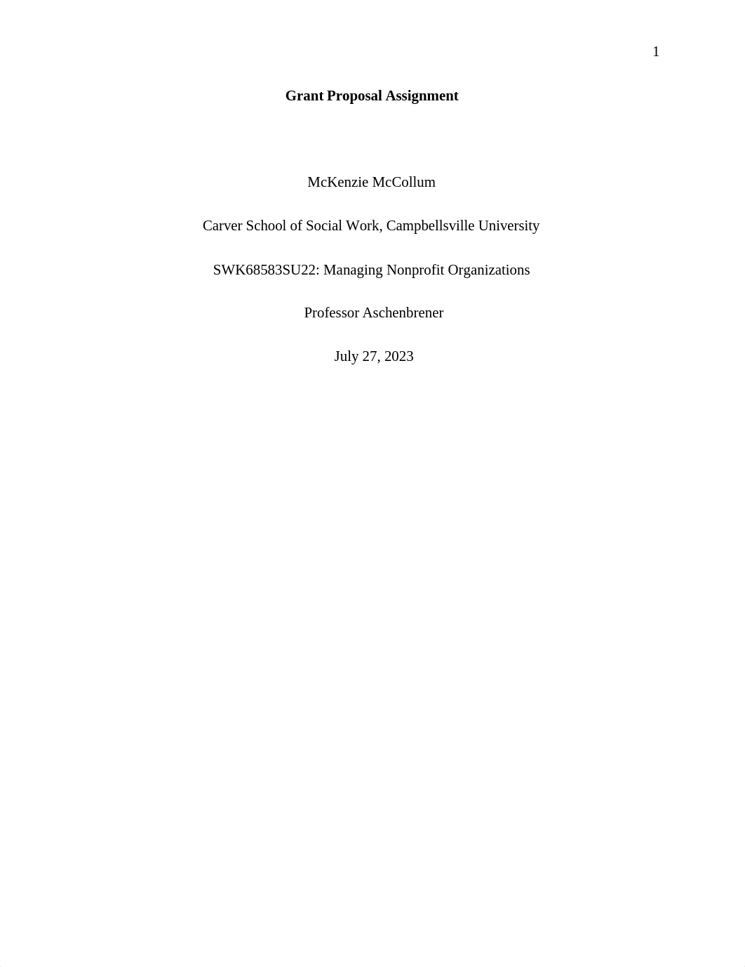 SWK685 Grant Proposal Assignment 1 turn in.docx_dyolshwqvlc_page1