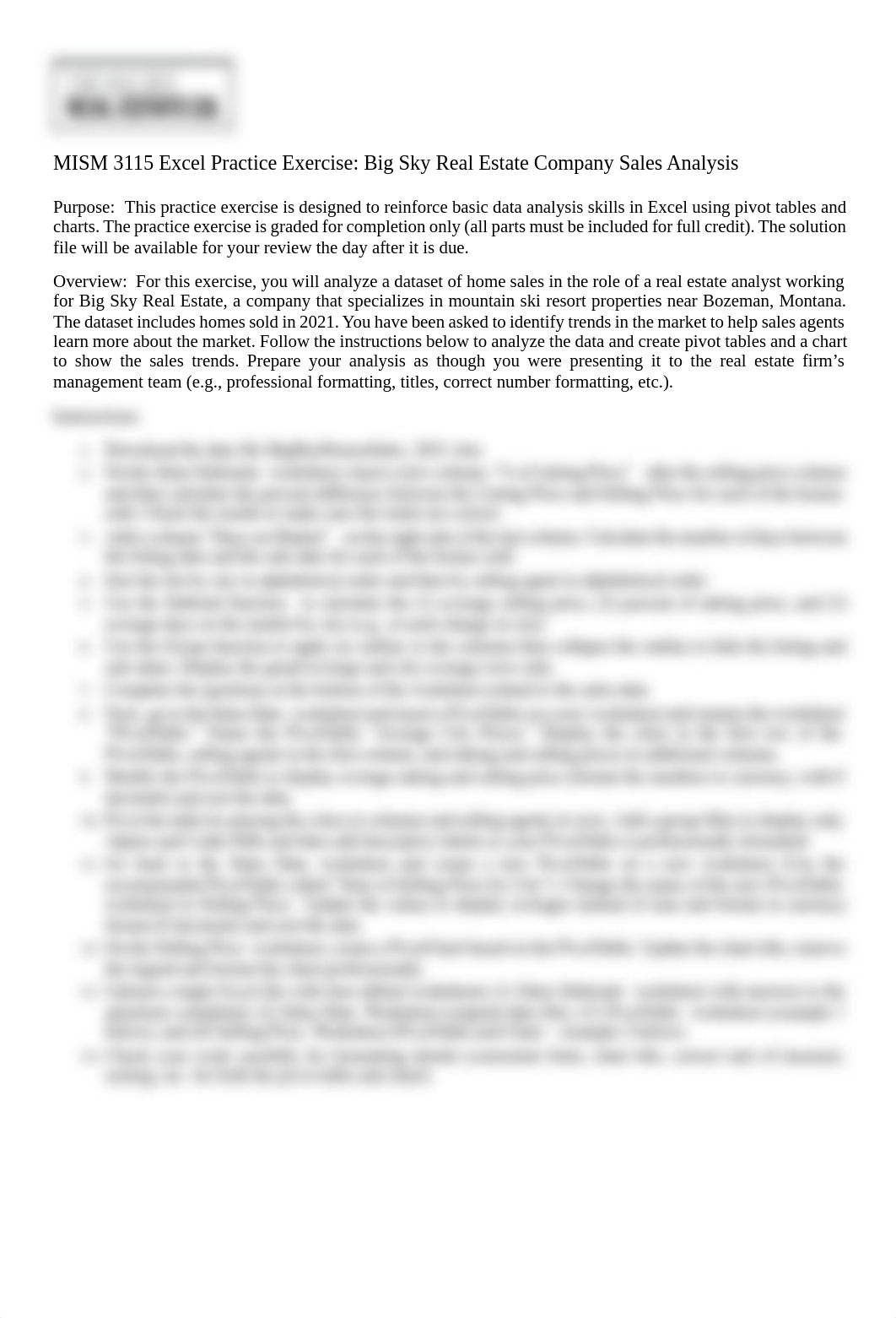 Excel Practice Exercise_BigSkyRealtors_Sales 2021.pdf_dyoq72hjgke_page1