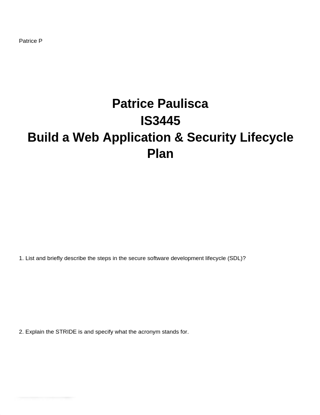 Unit 10 lab  Build a Web Application & Security Lifecycle Plan_dyowymtyw06_page1