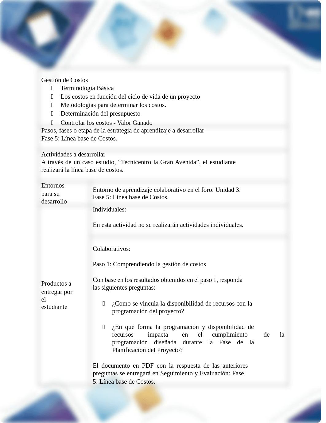 Guía de actividades y rúbrica de evaluación -Fase 5 - Línea base de costos (1).pdf_dypa96wzky7_page2