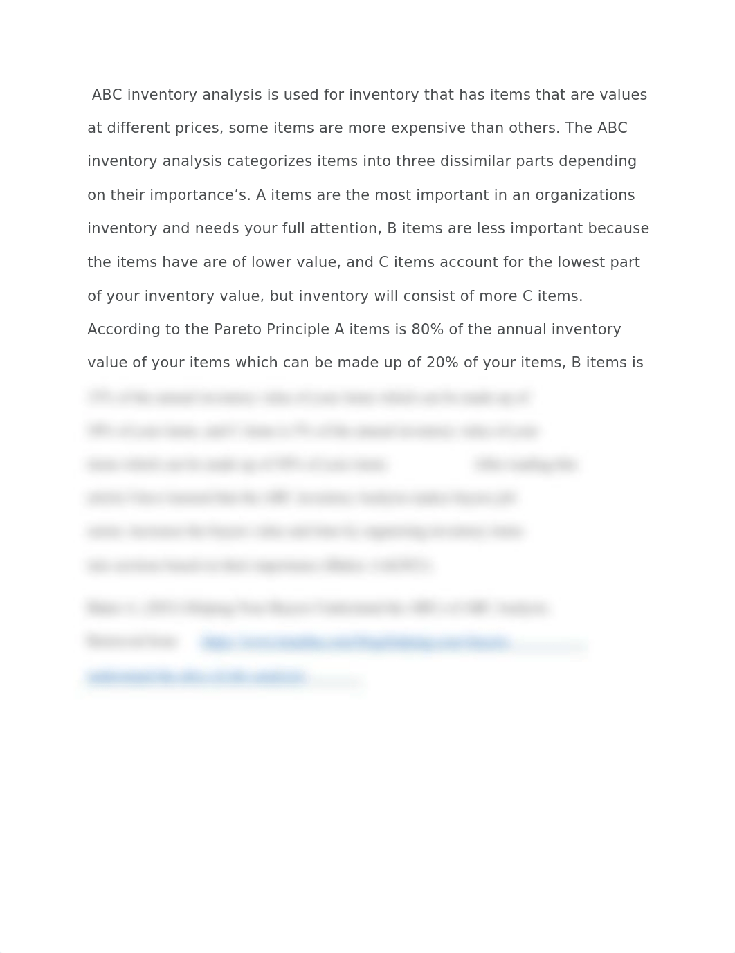 ABC inventory analysis is used for inventory that has items that are values at different prices.docx_dypm1darv2g_page1