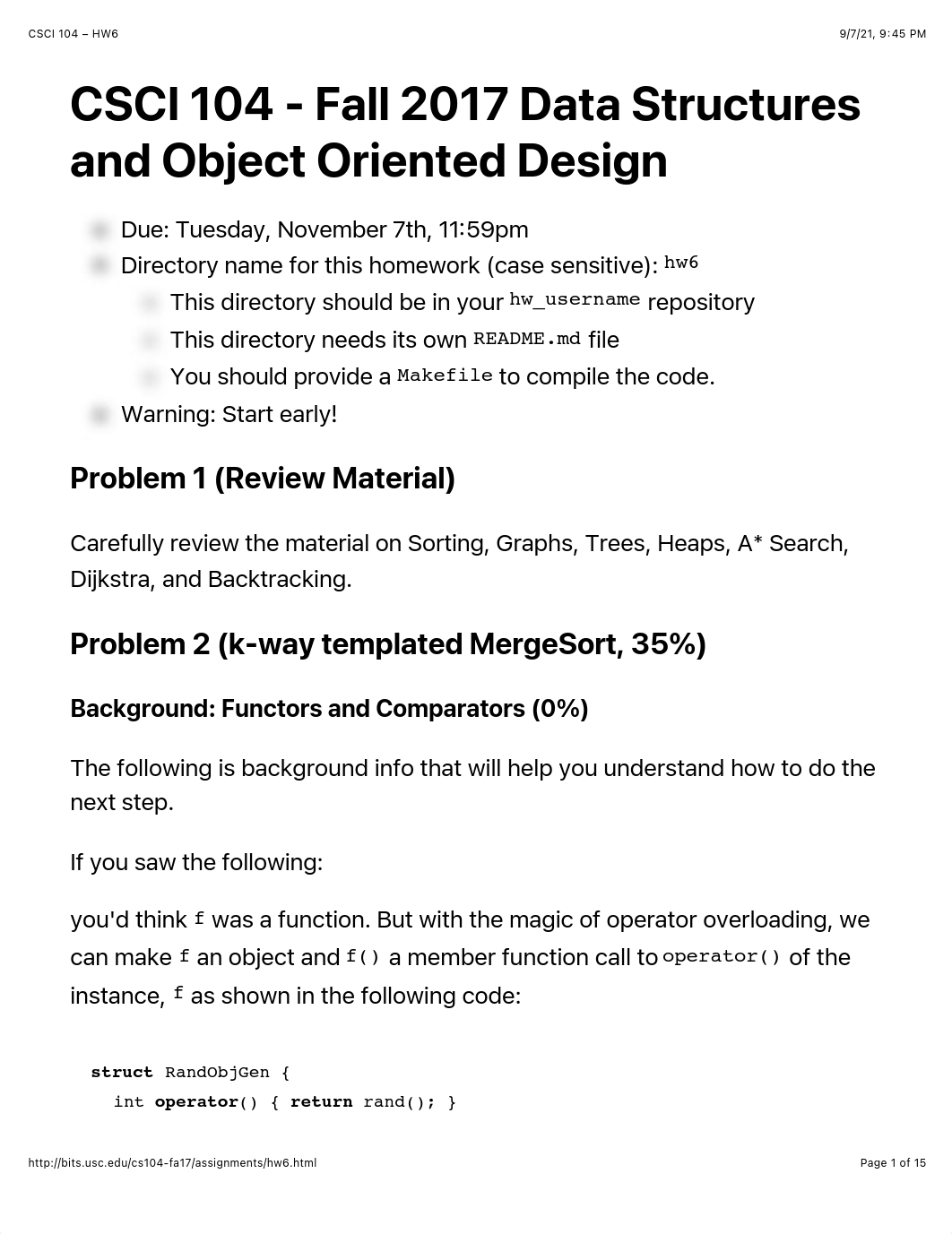 CSCI 104 - HW6.pdf_dyppf7yudxe_page1