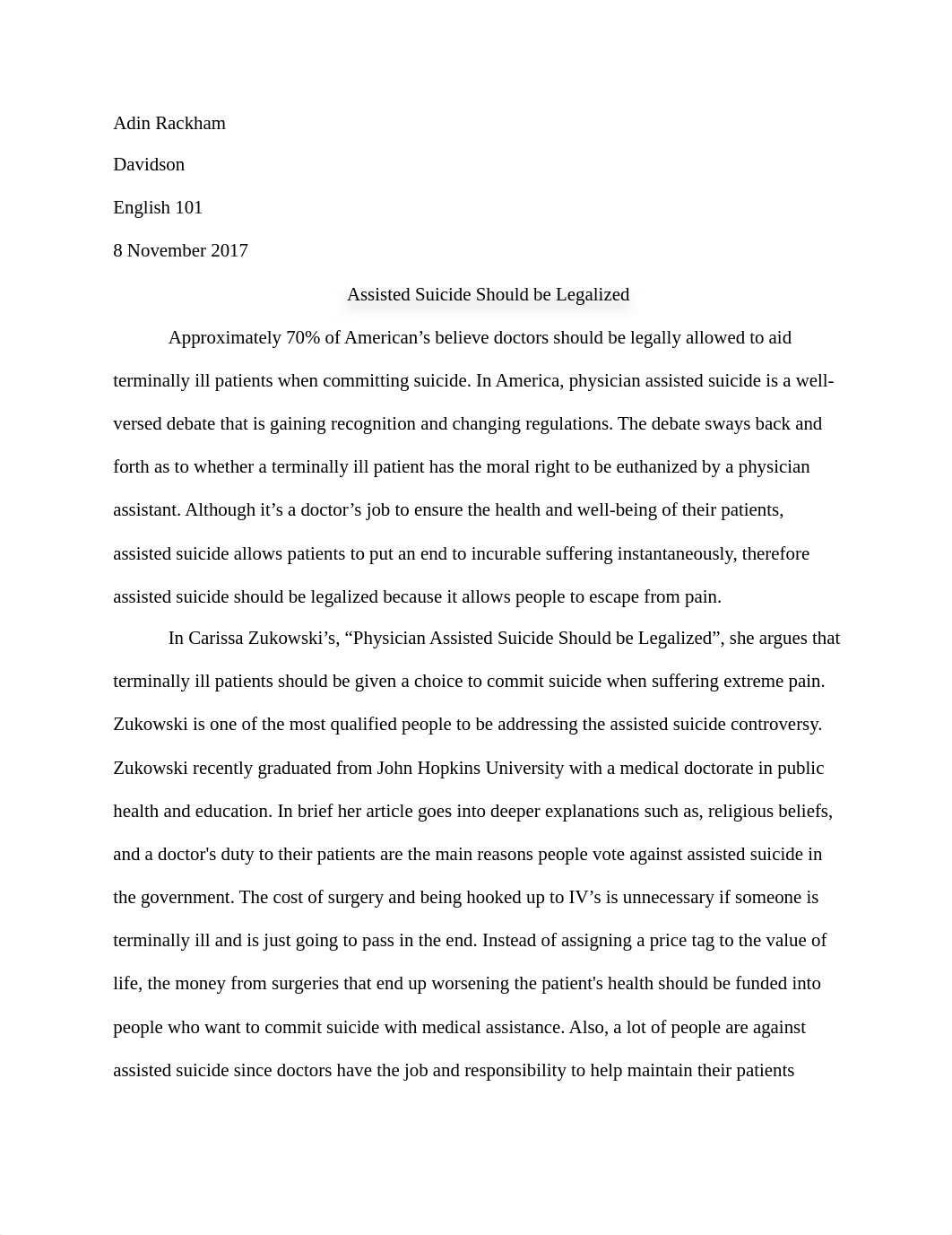 Essay 2 - Assisted Suicide should be legalized.docx_dypvmakr1ii_page1