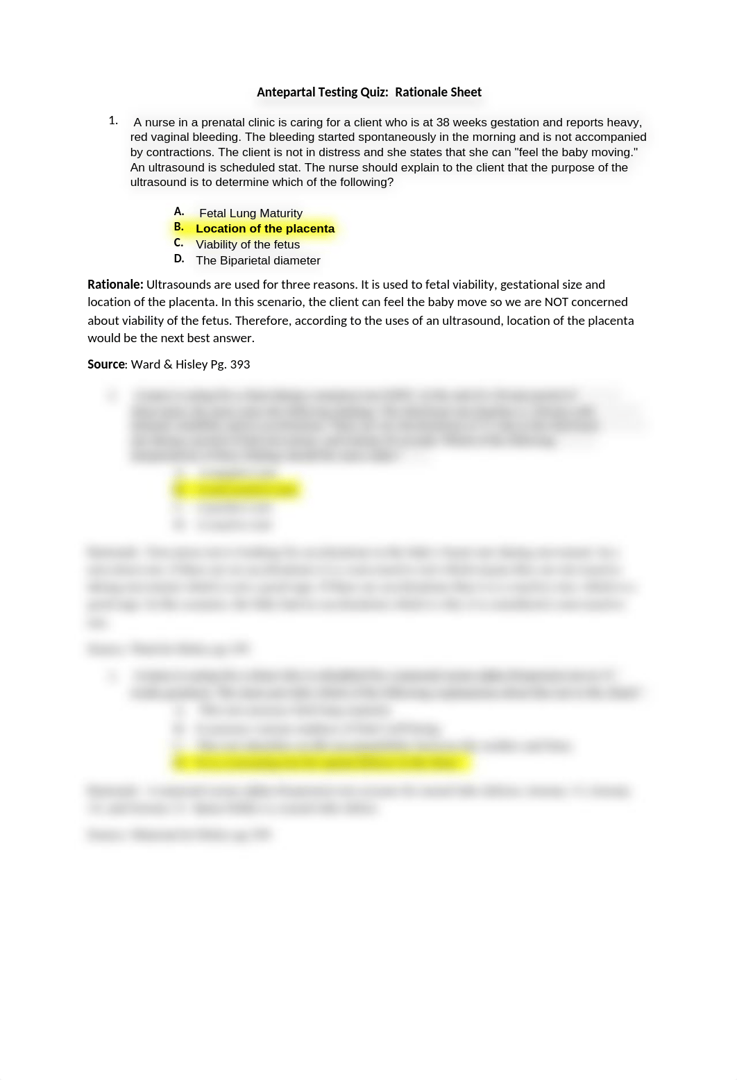 Antepartal Testing Quiz_ rationale sheet.docx_dyqccswyn2c_page1