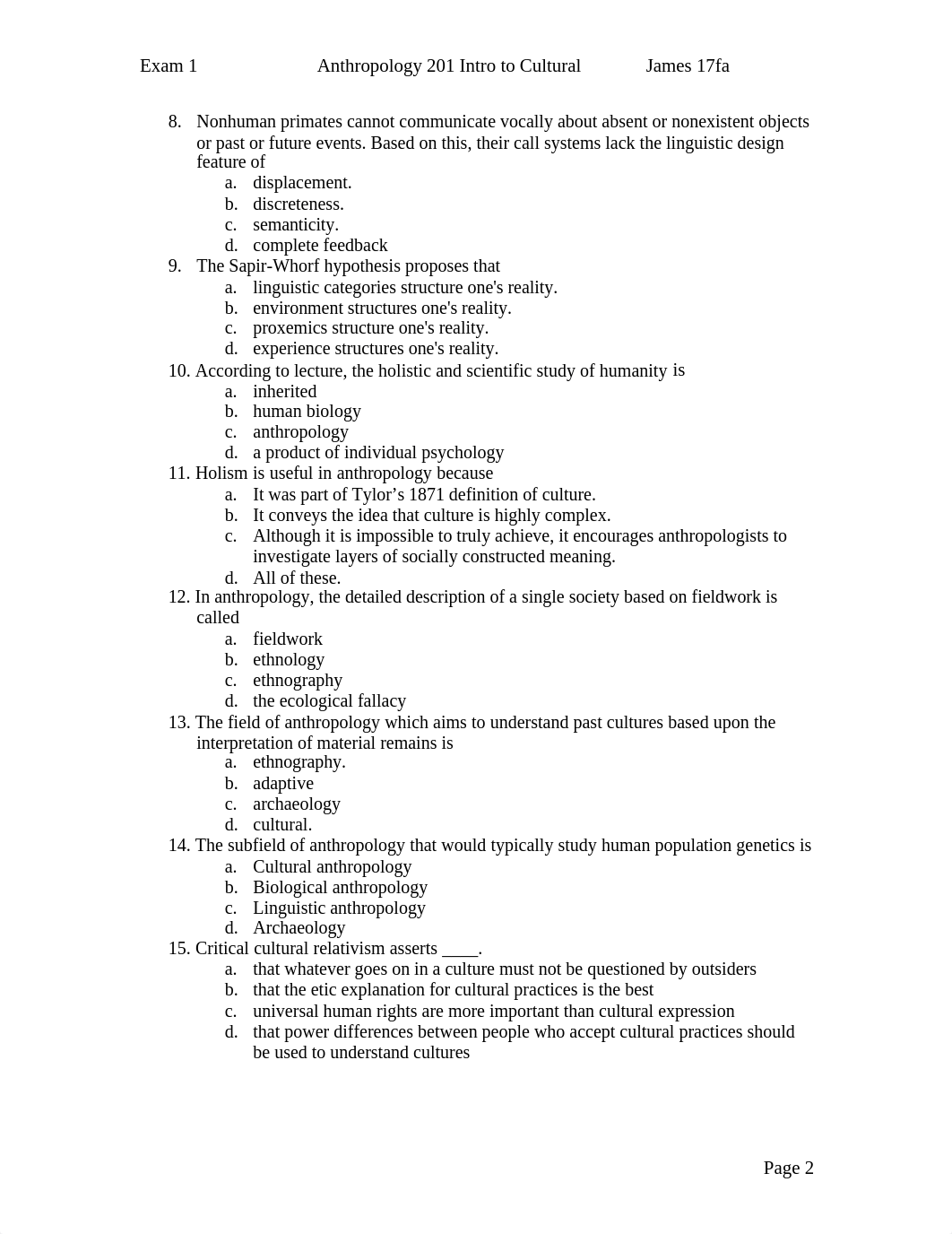 17fa EXAM 1 ANTHROPOLOGY 201AAA.DOC_dyqq751jqku_page2