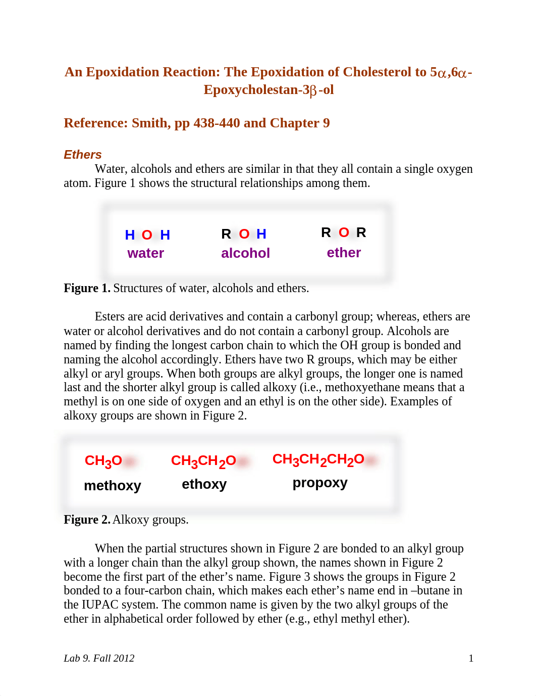 Lab 09 An Epoxidation Reaction--Epoxidation of Cholesterol_dyr8u8fuejt_page1