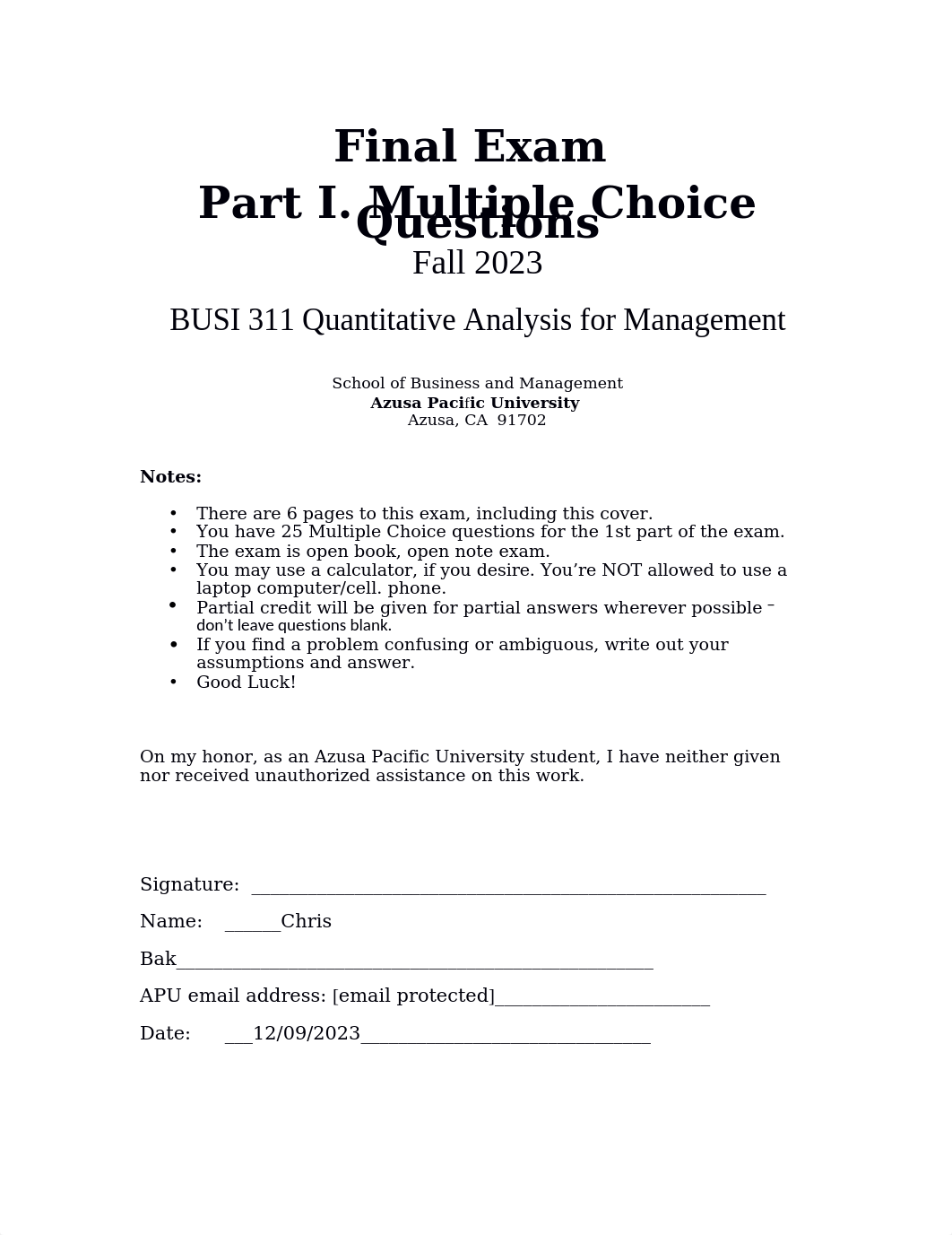 BUSI 311_Fall 2023_FINAL EXAM_Part 1. Multiple Choice_v1.docx_dyrkm3ur0xo_page1