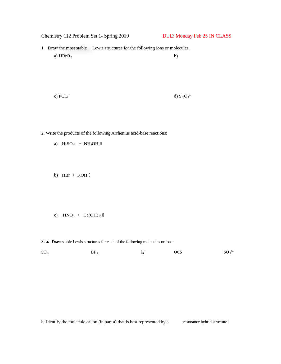 Chemistry 112 Problem Set 1 Spring 2019.docx_dyrocm4kbng_page1