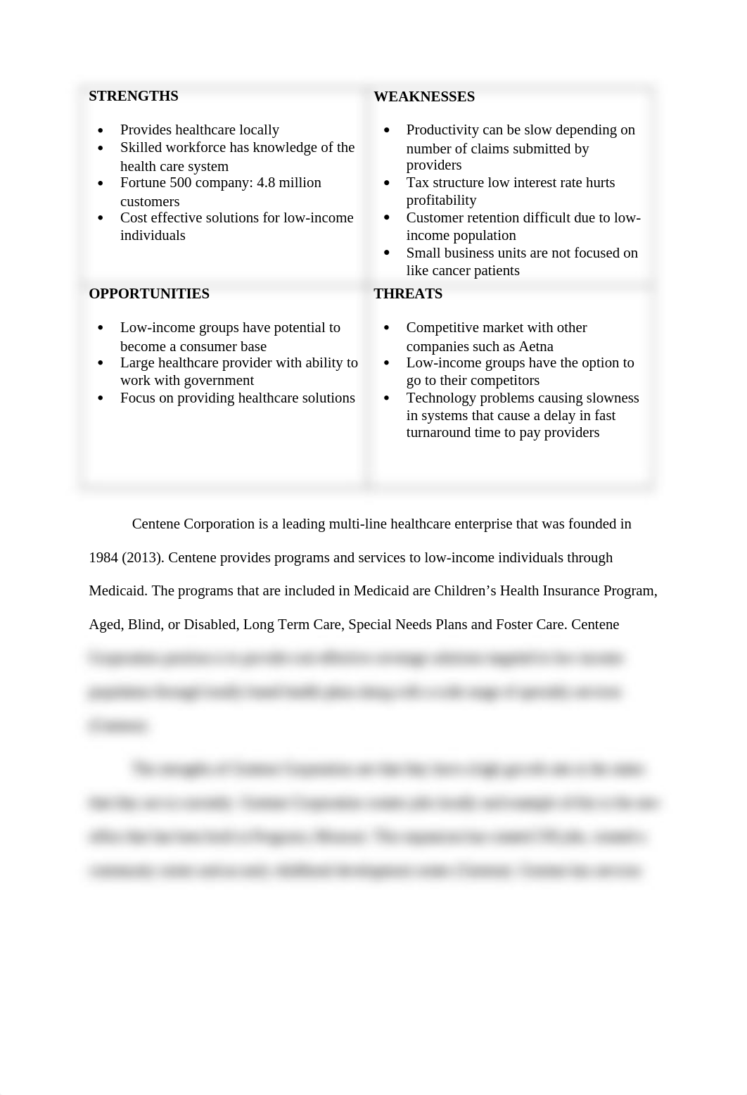 SWOT Analysis of Centene Corporation.docx_dyrrnbseln8_page2