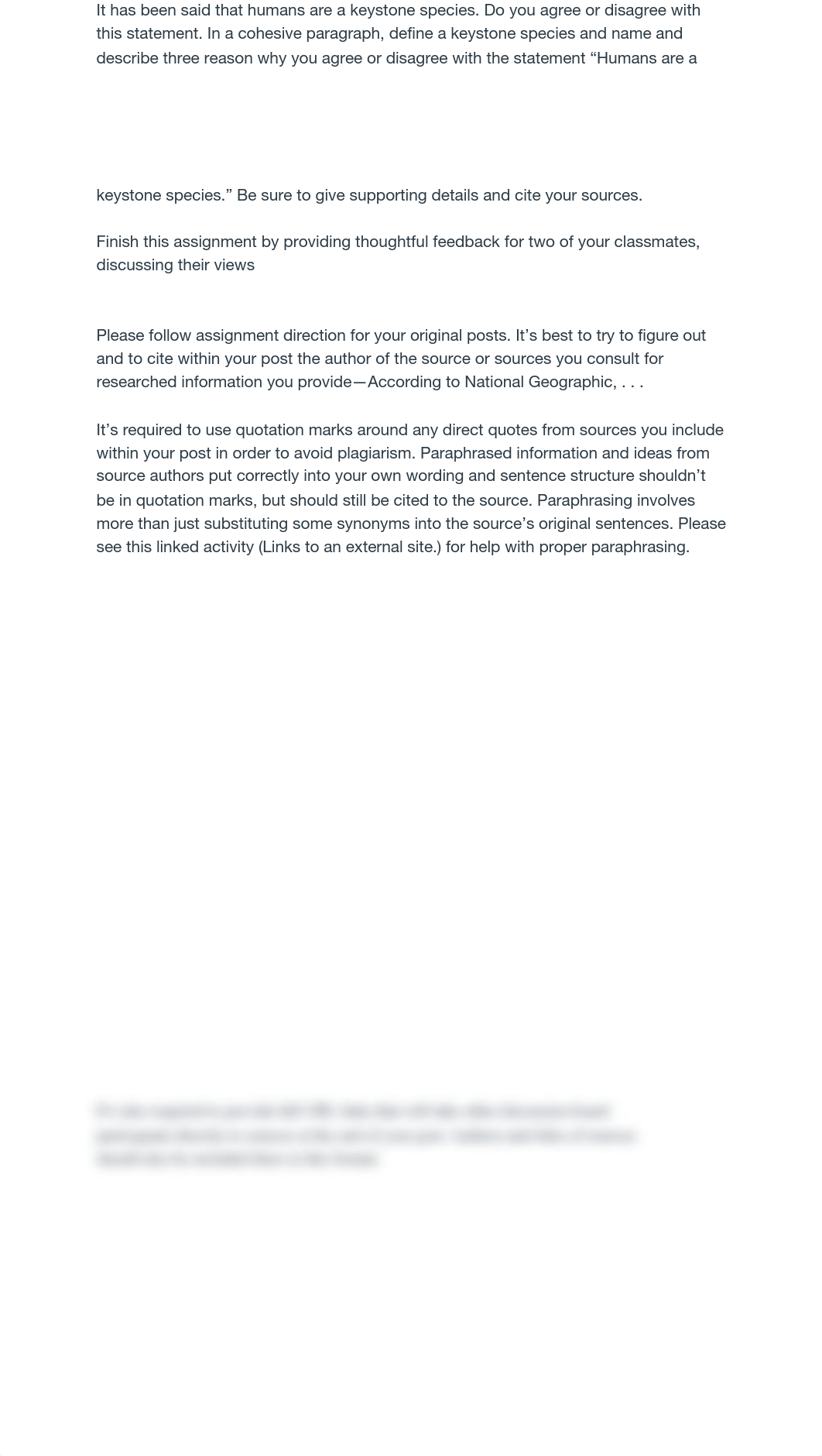 _due Feb 28 EI - Are humans a keystone species_ Discussion (2).pdf_dys6hv7w8ej_page1